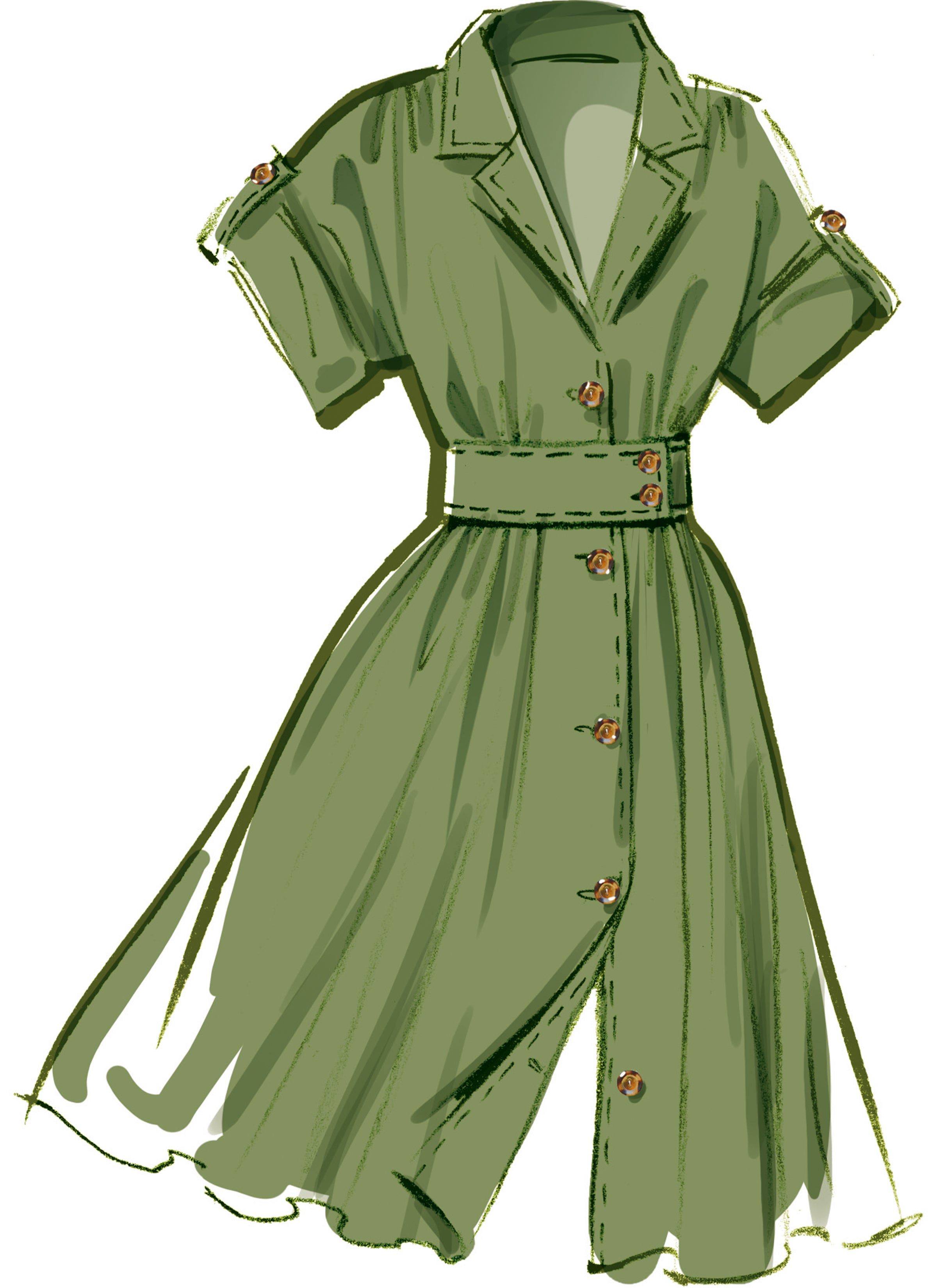 McCall's Shirtdress M8556