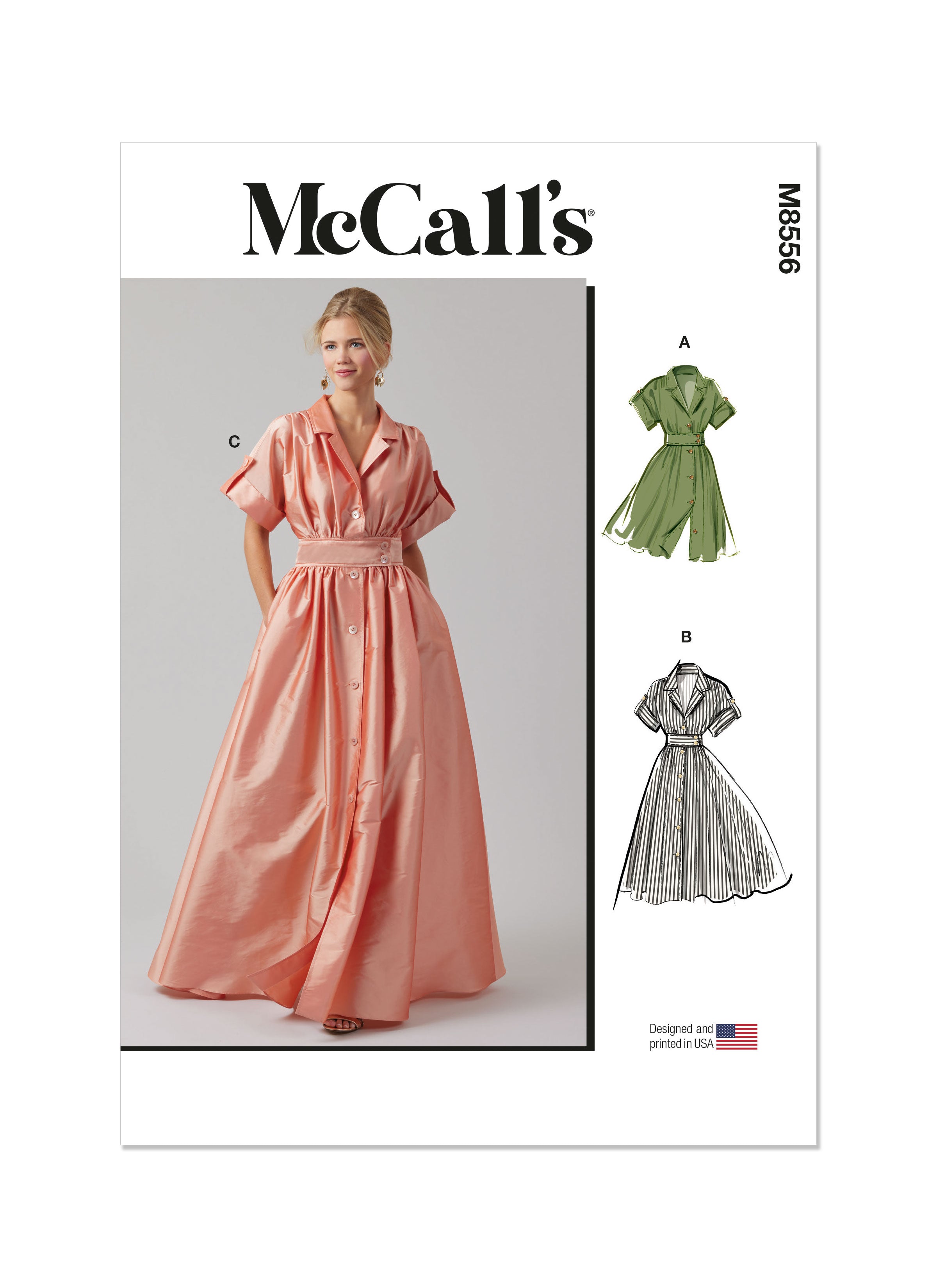 McCall's Shirtdress M8556