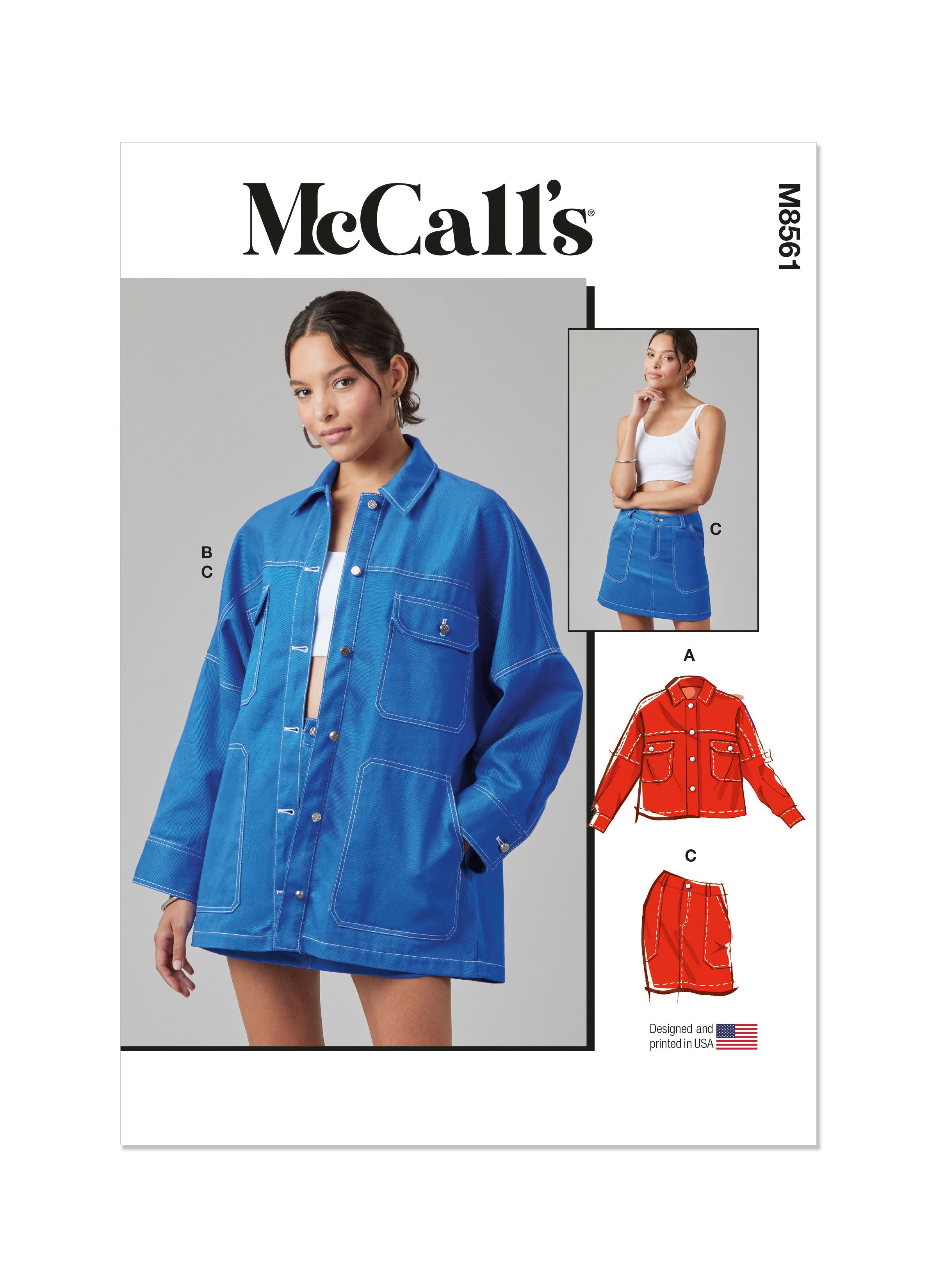 McCall's Jacket and Skirt M8561