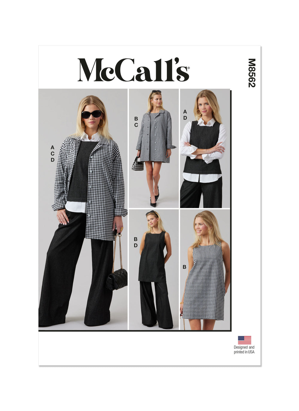 McCall's Dress, Jacket and Pants M8562