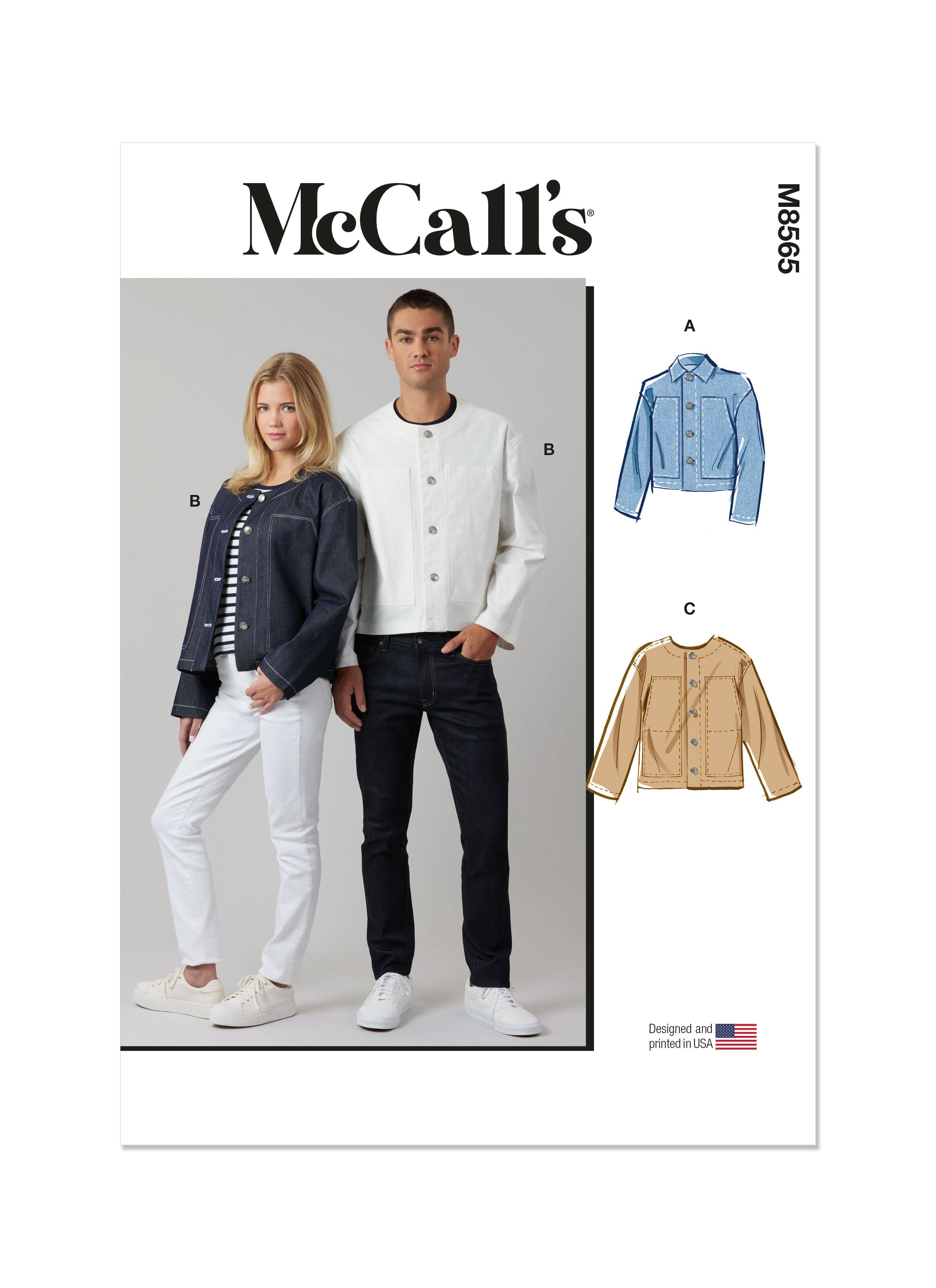 McCall's Unisex Jacket M8565