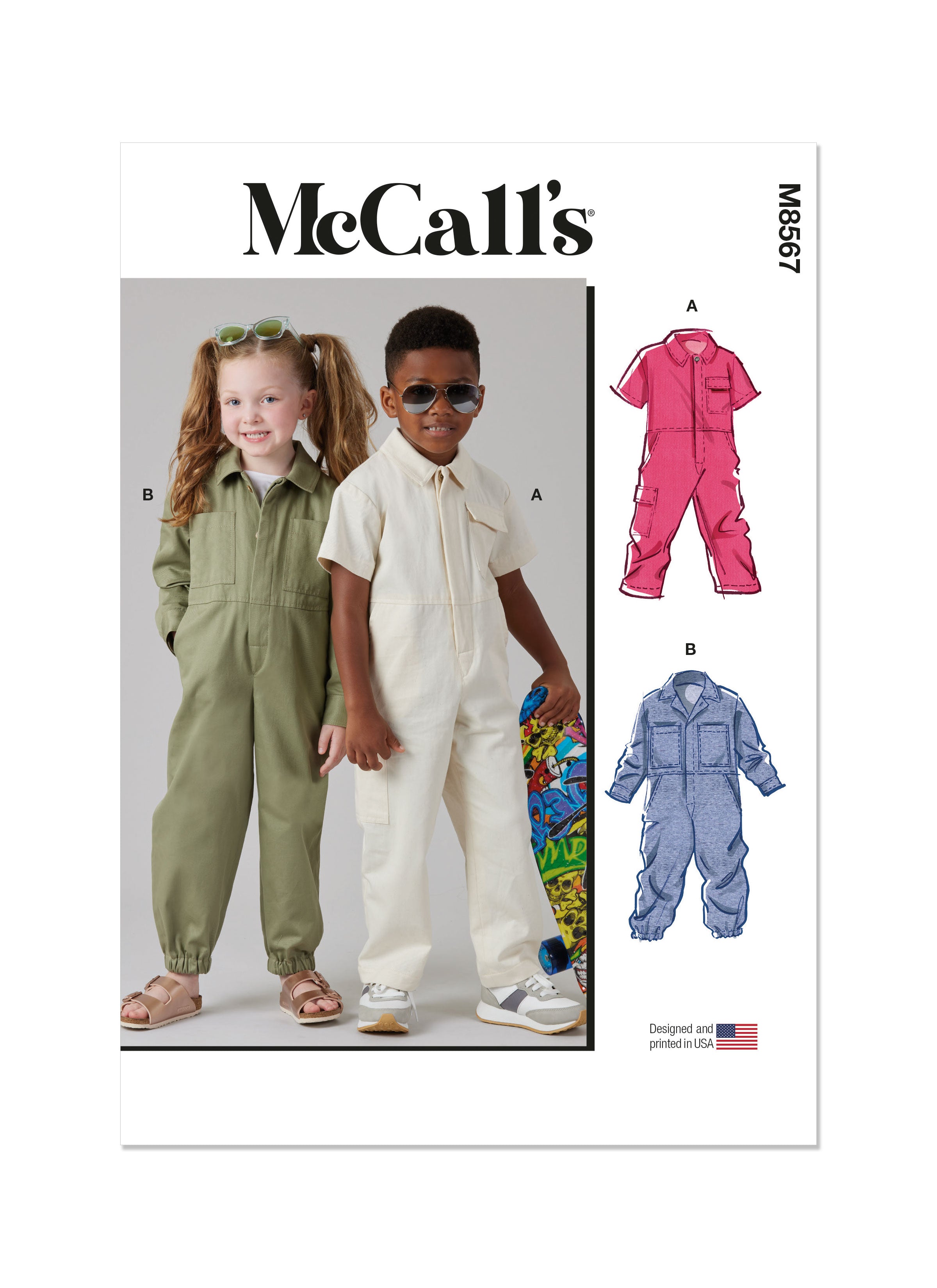 McCall's Children's Jumpsuit M8567