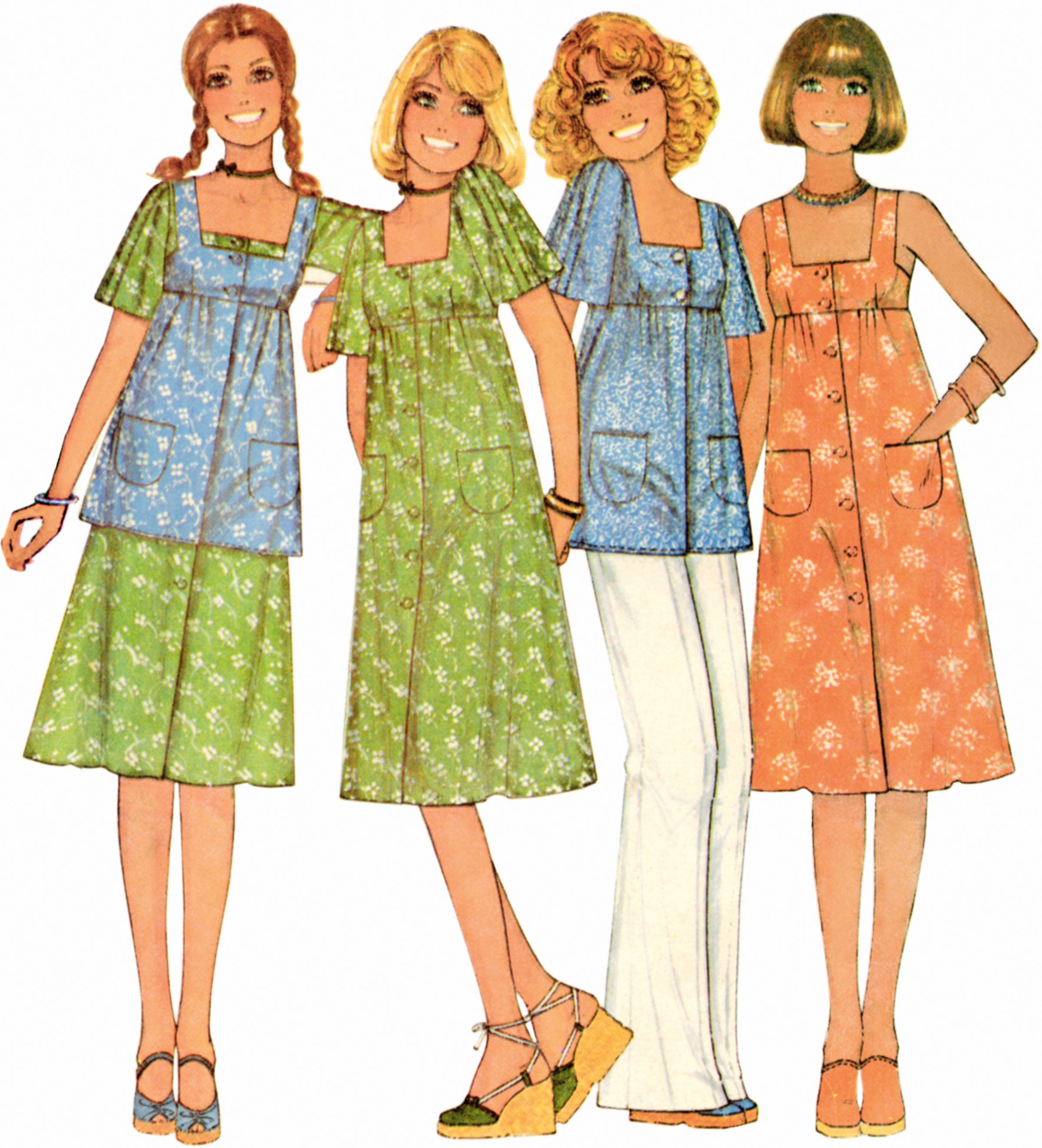 McCall's Dress, Pinafore and Top M8570