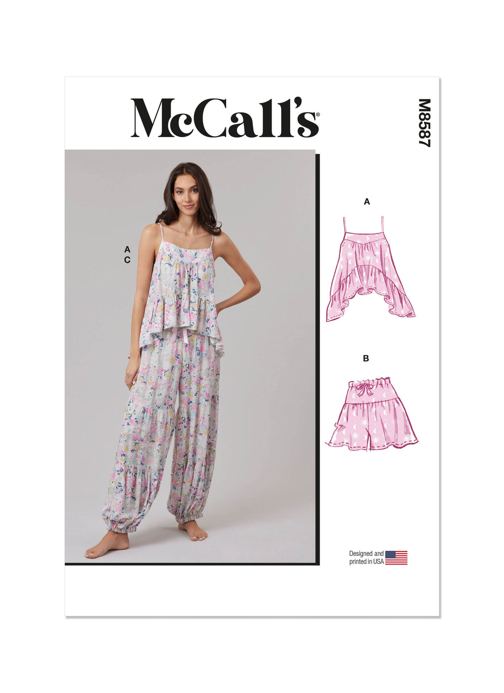 McCall's Top, Shorts and Trousers M8587