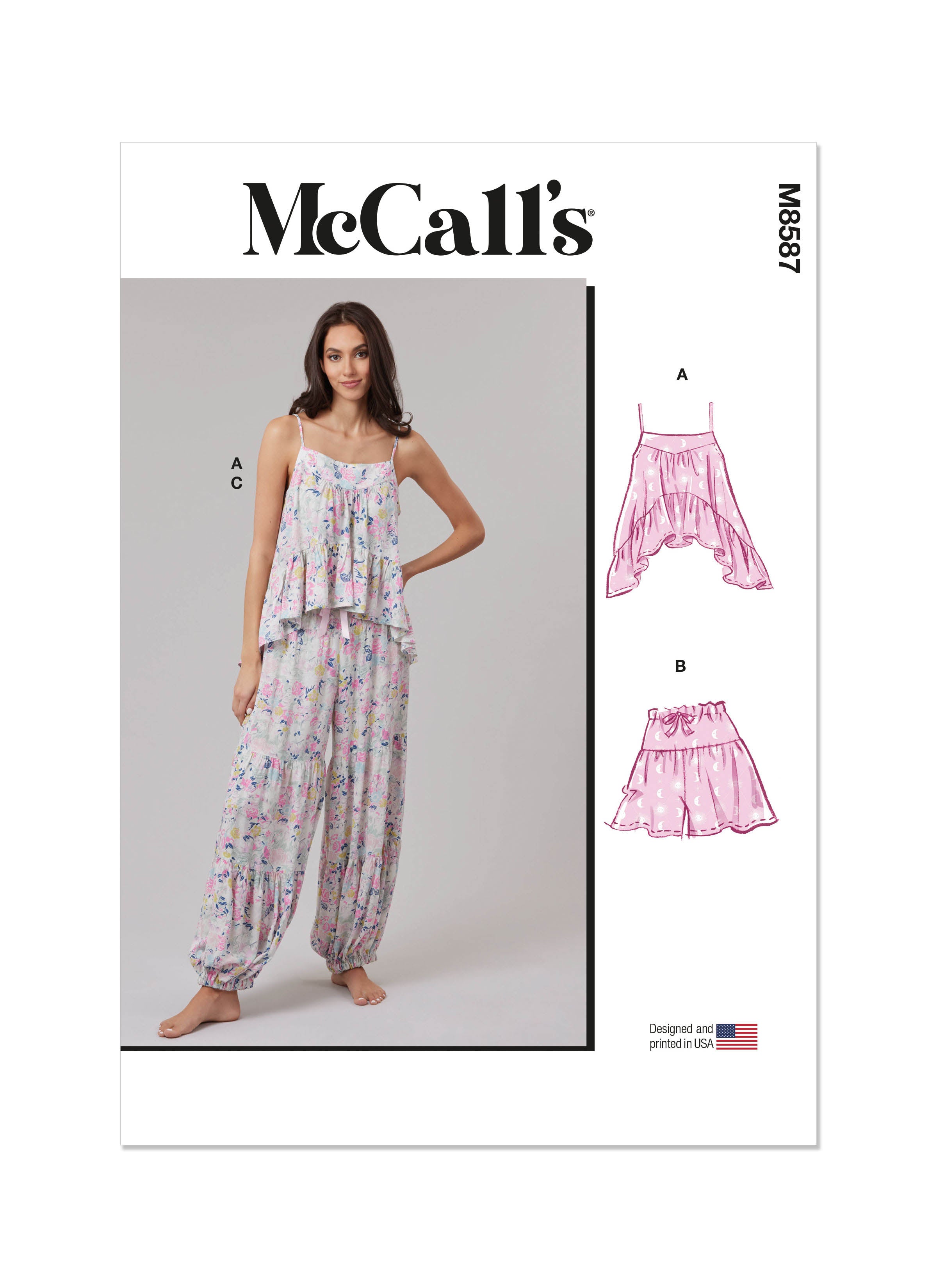 McCall's Top, Shorts and Trousers M8587