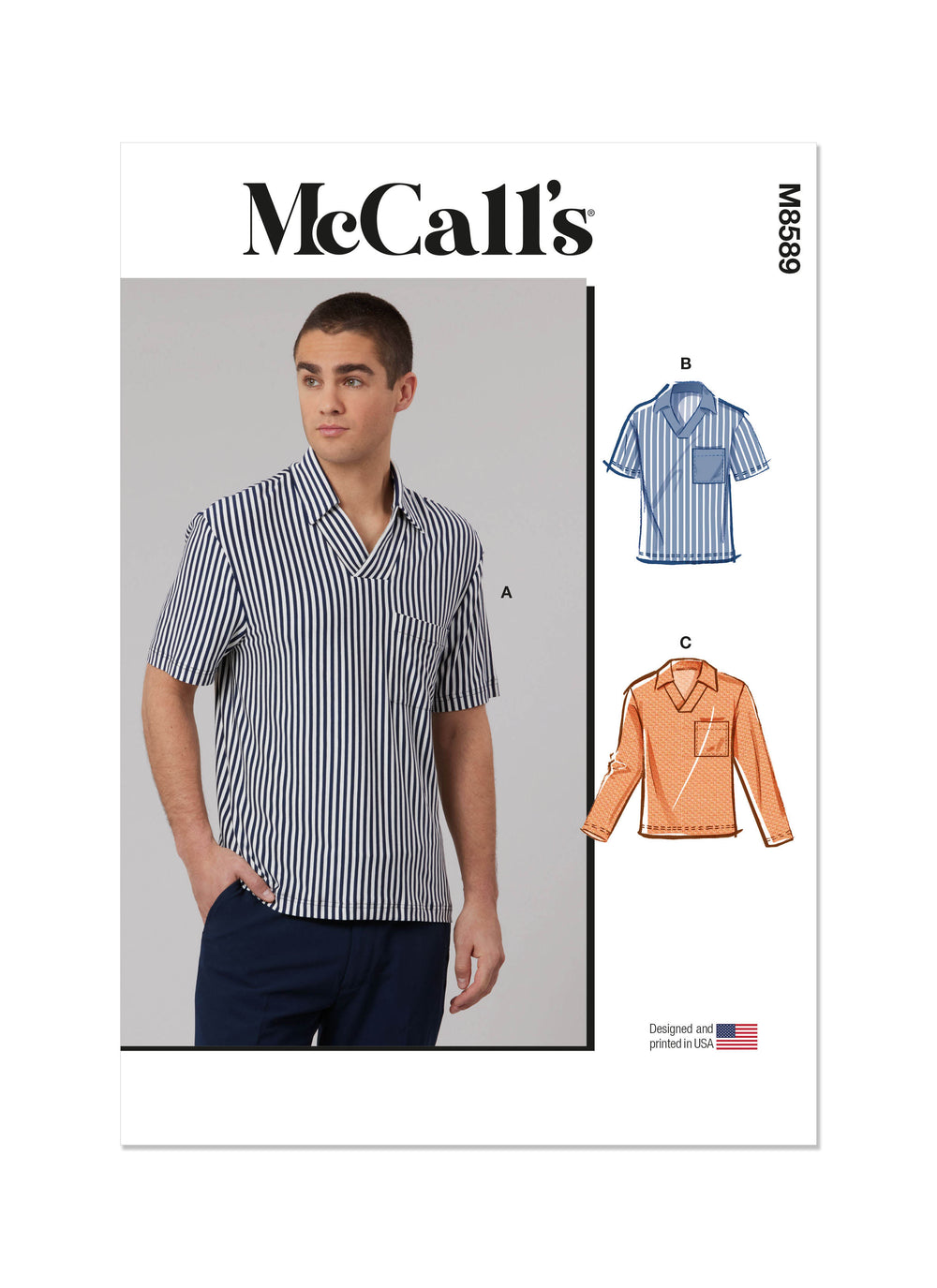 McCall's Men's Top M8589