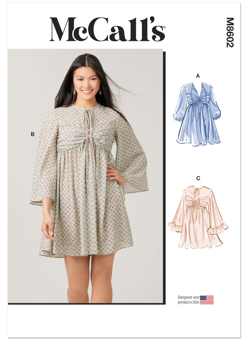 McCall's Misses' Babydoll Dress M8602