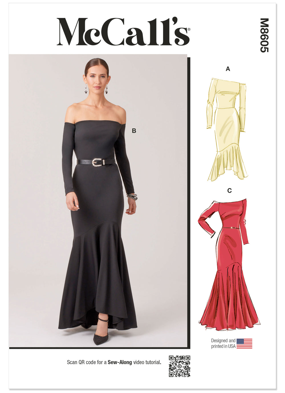 McCall's Misses' Dresses with Petite Lines M8605