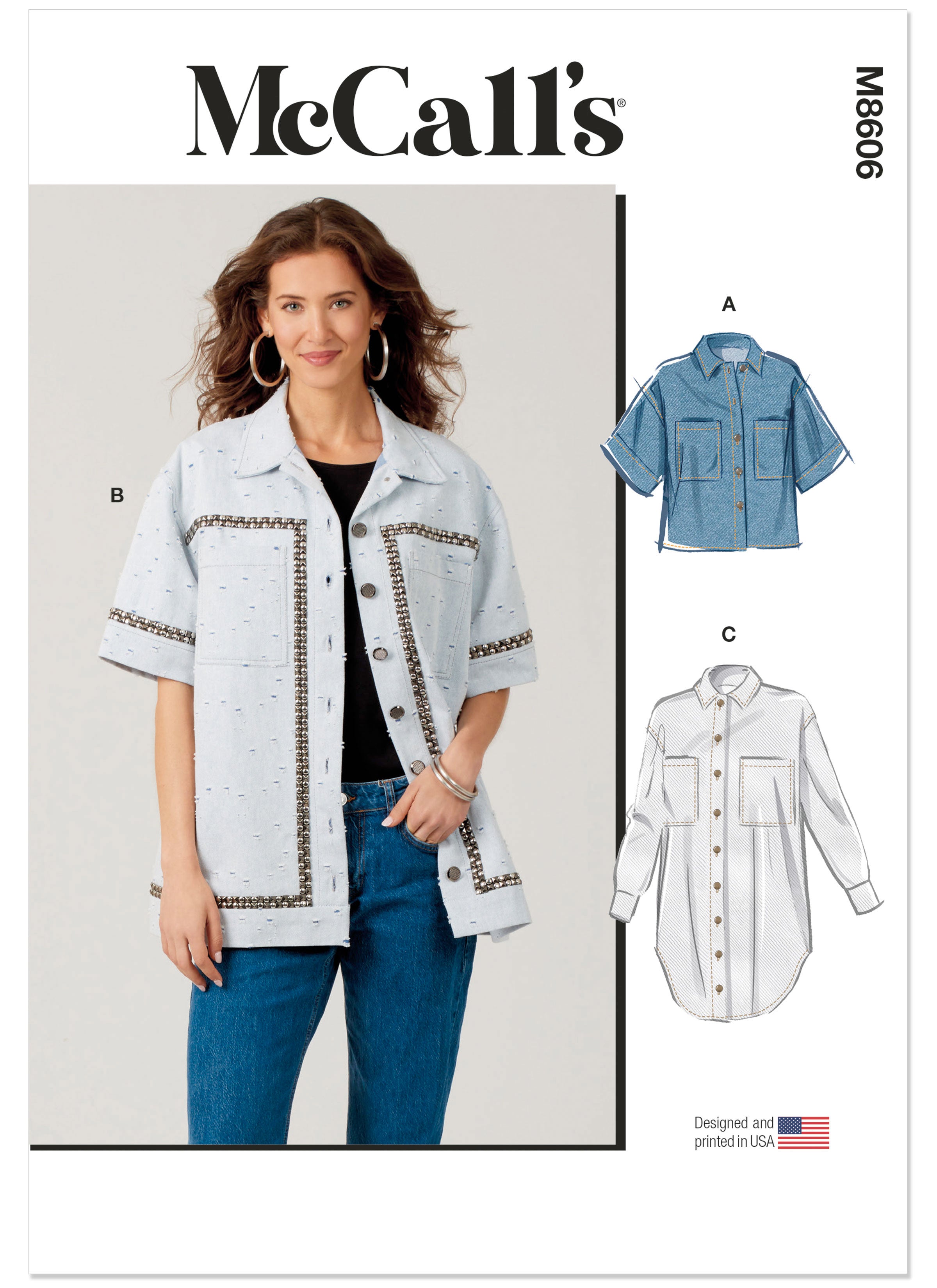 McCall's Misses' Shirt M8606