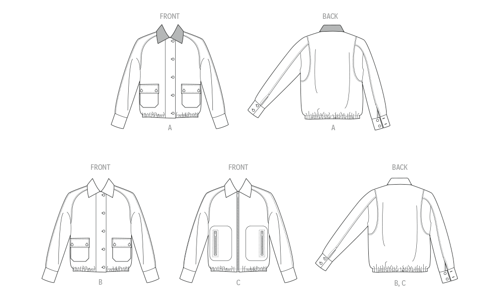 McCall's Misses' Blouson Jackets M8607