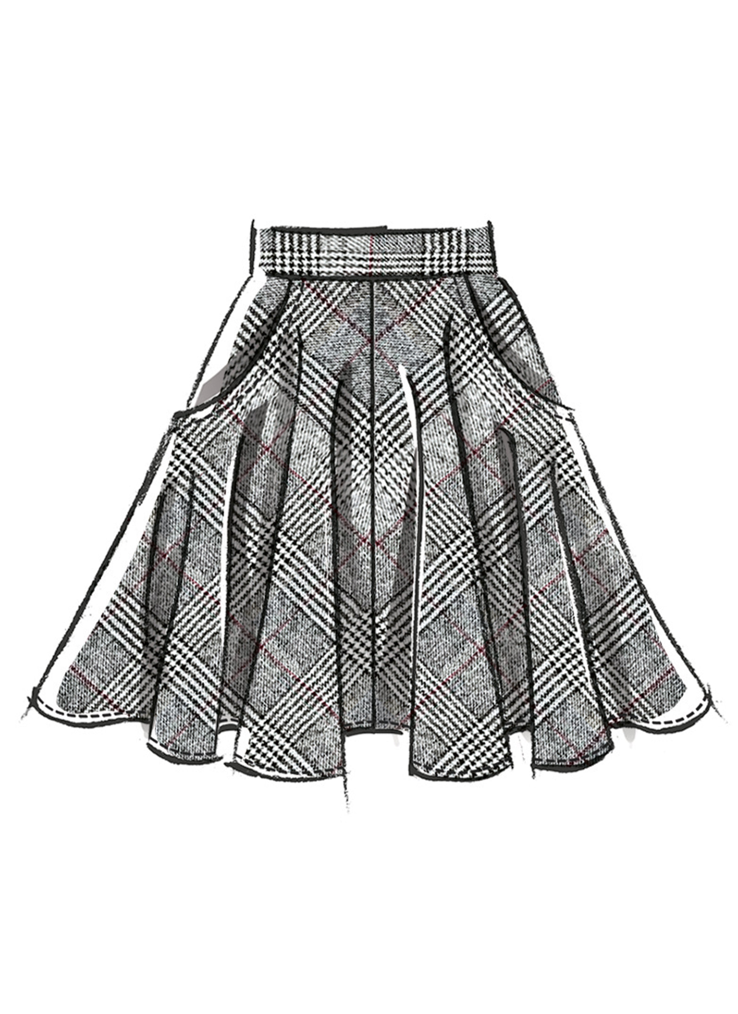 McCall's Misses' Skirt M8609