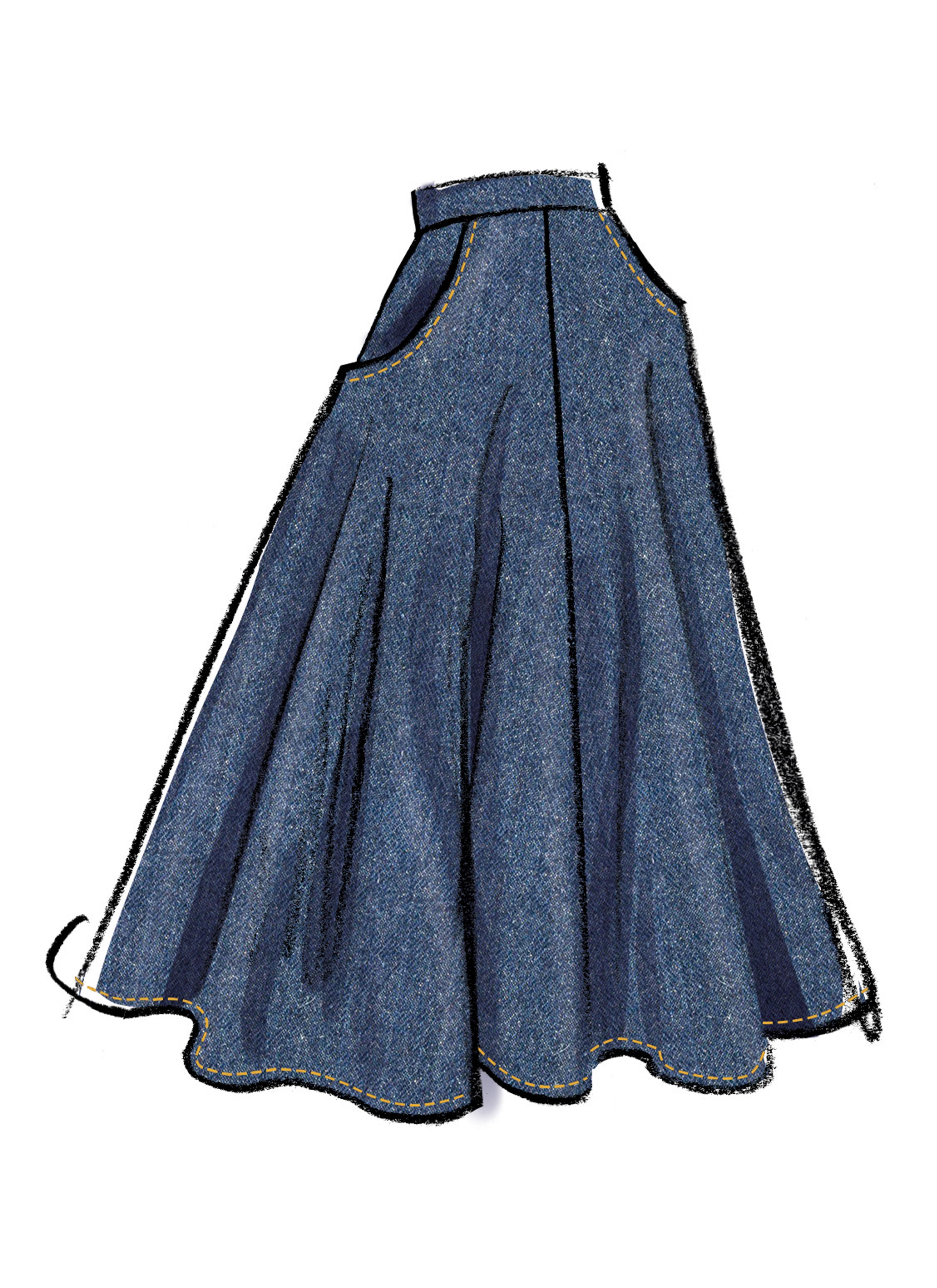McCall's Misses' Skirt M8609