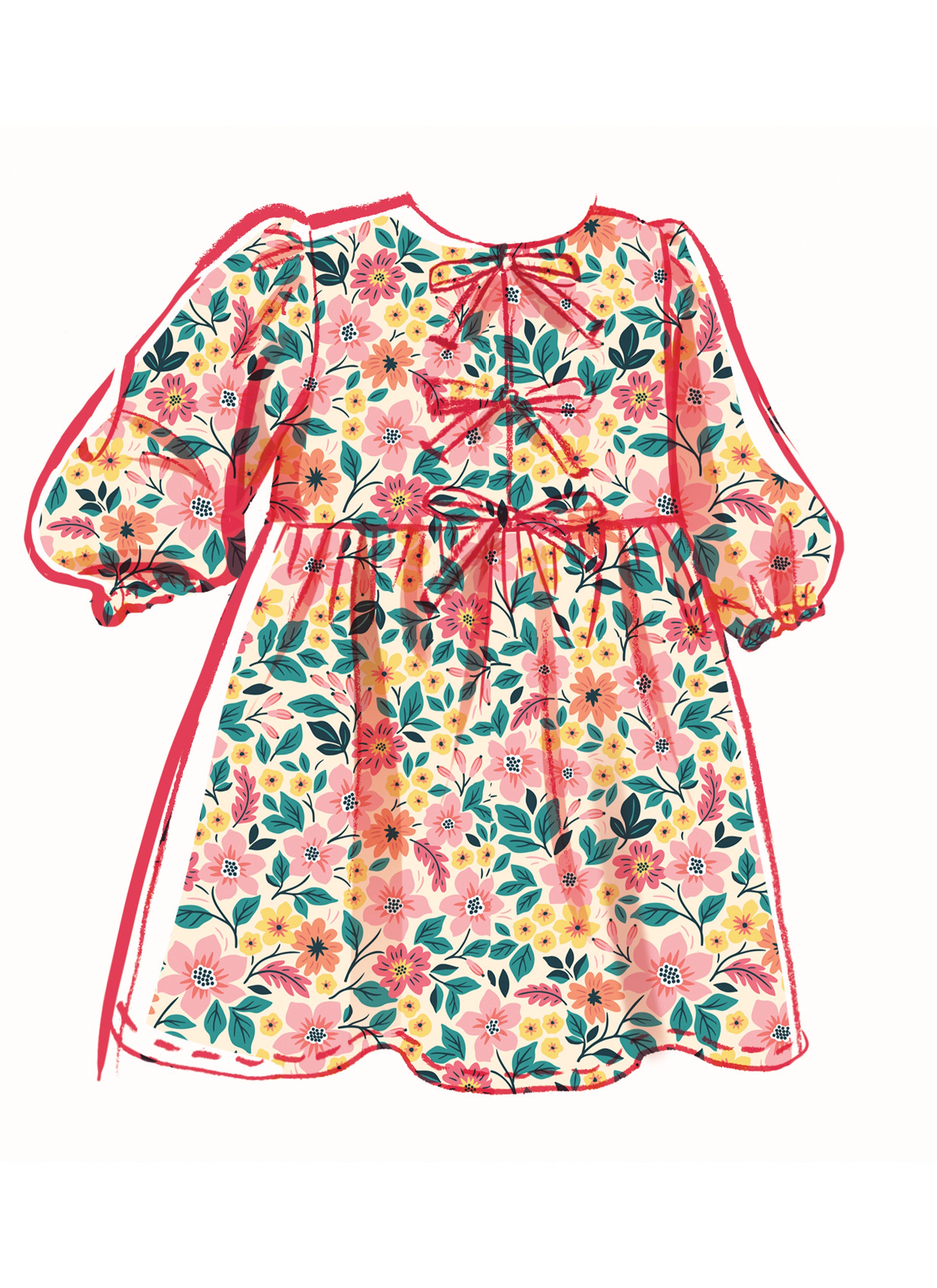 McCall's Children's and Girls' Top, Dress and Trousers M8618