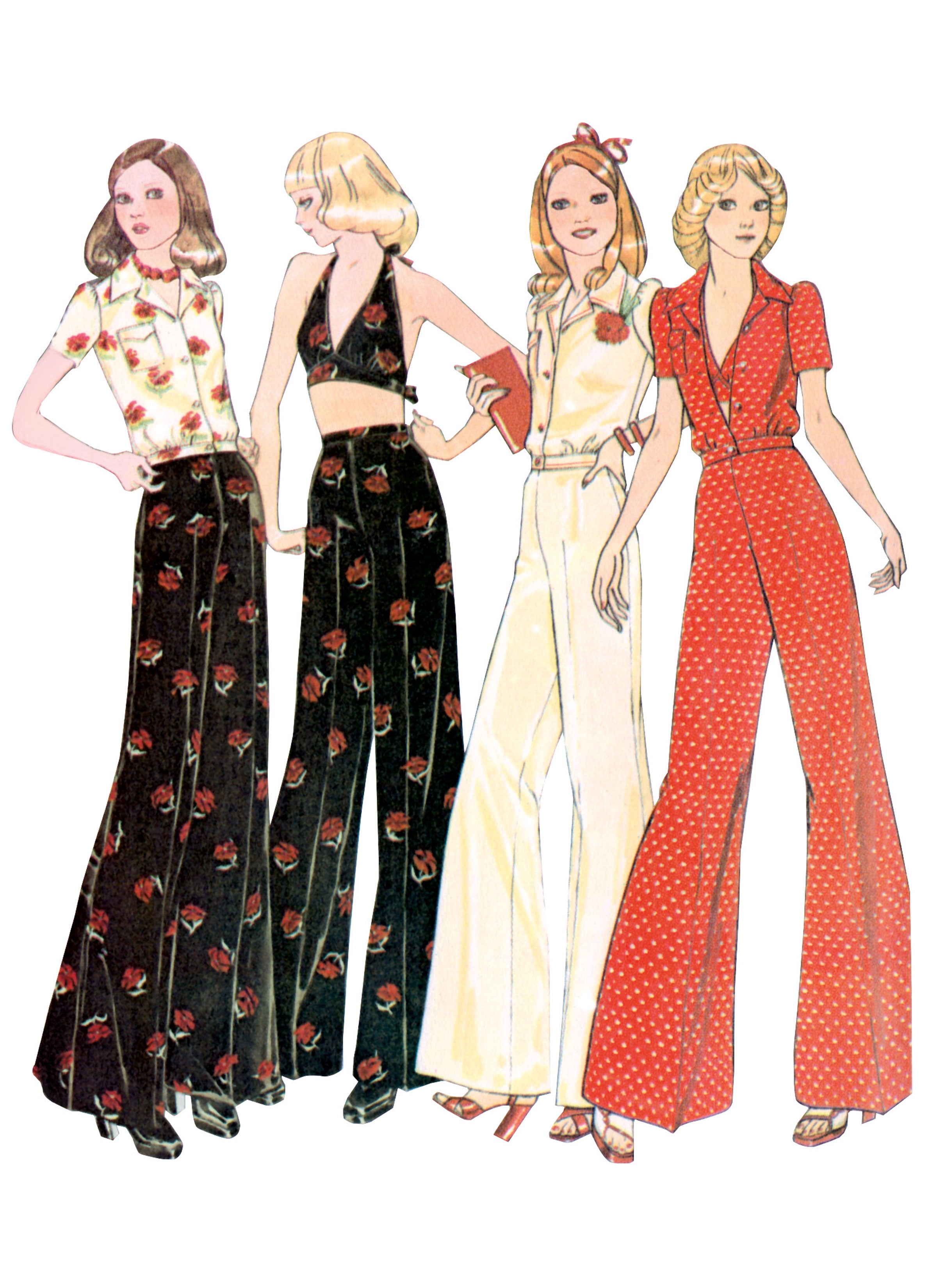 McCall's Misses' Blouse, Halter and Trousers M8622