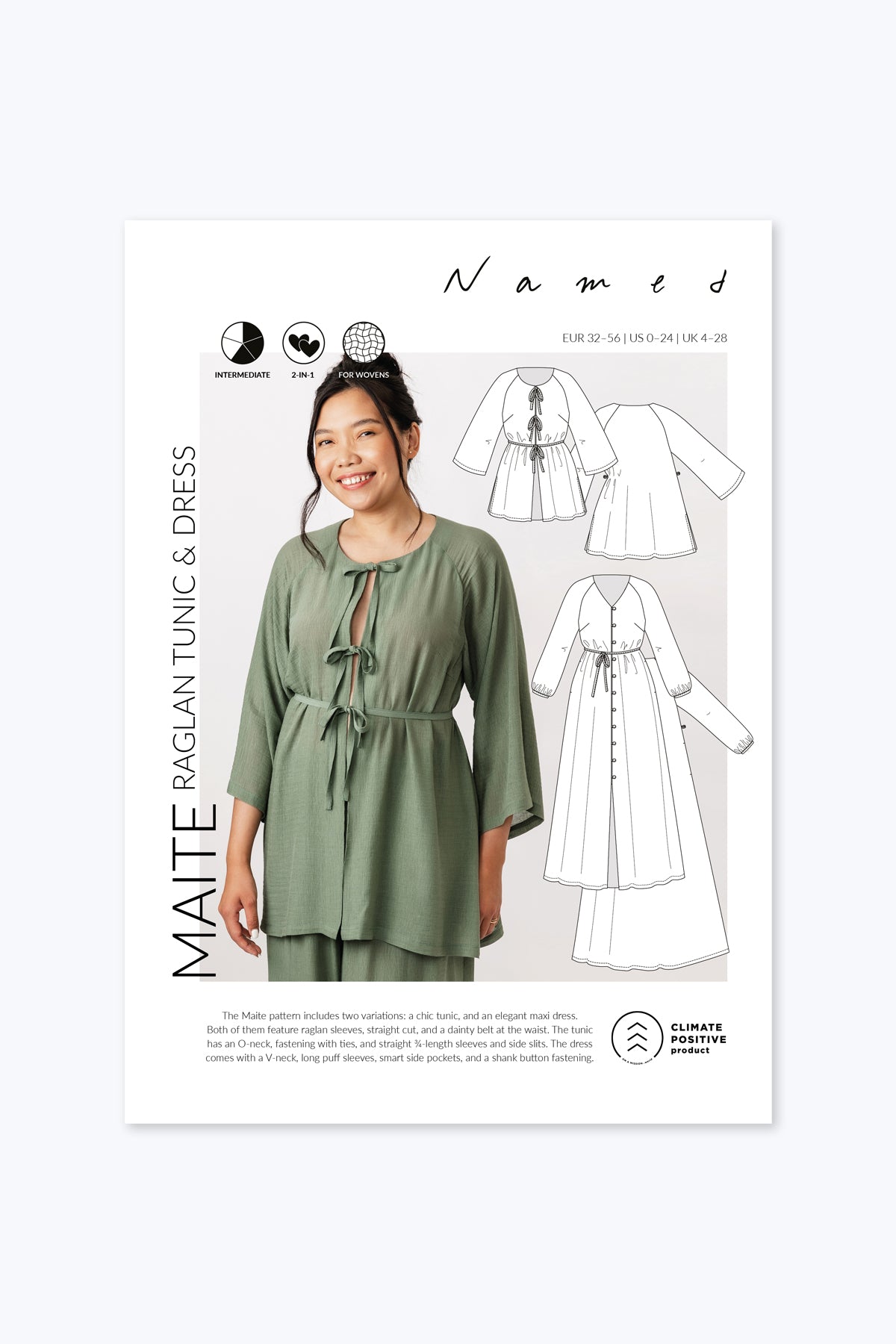 Named Maite Raglan Tunic and Dress