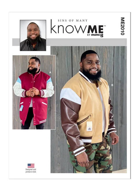 Know Me Men's Varsity Bomber Jacket ME2010