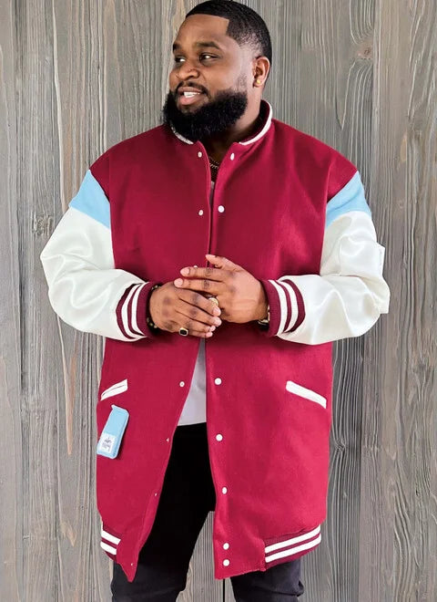 Know Me Men's Varsity Bomber Jacket ME2010