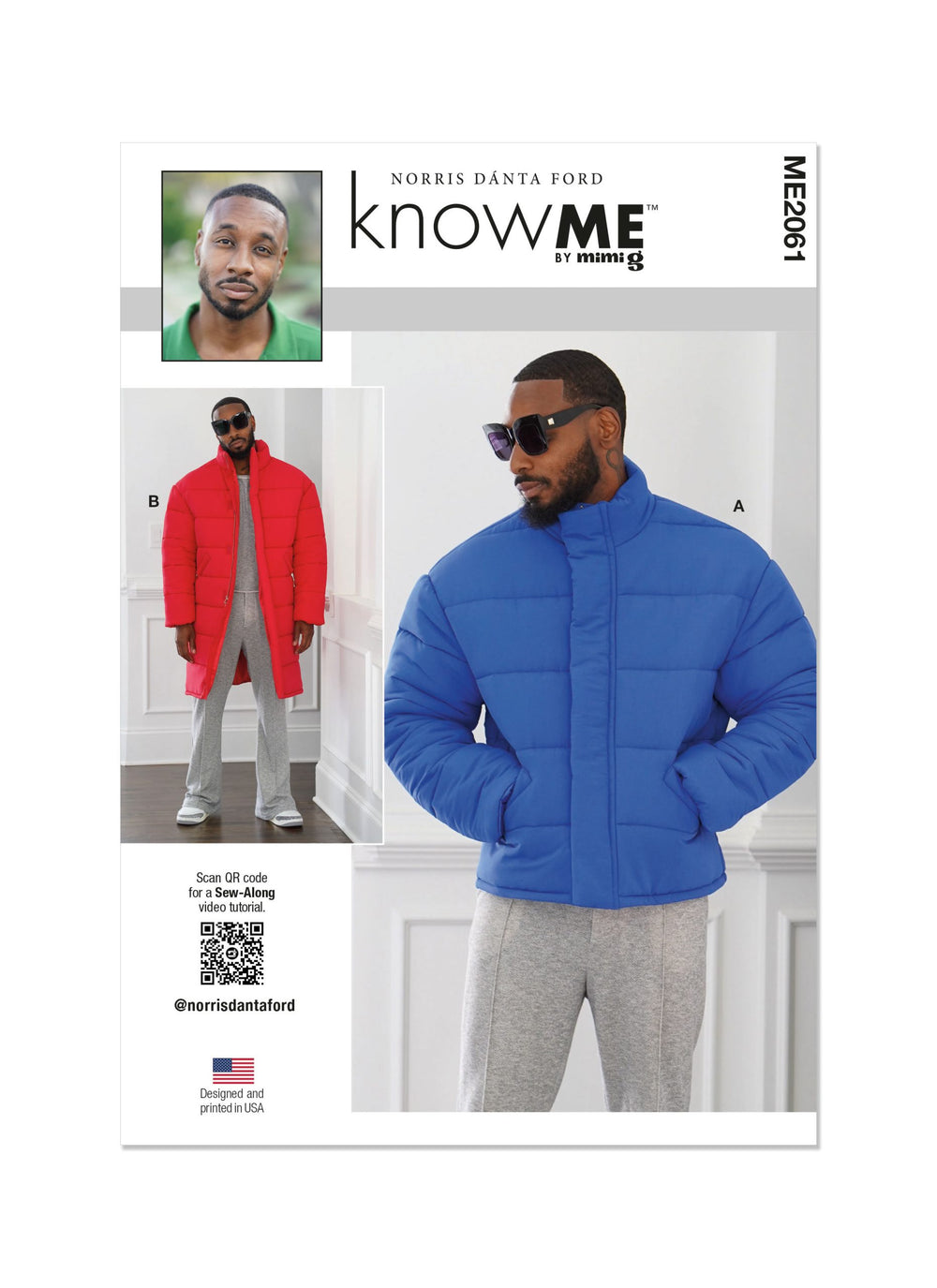 Know Me Men's Puffer Coat ME2061