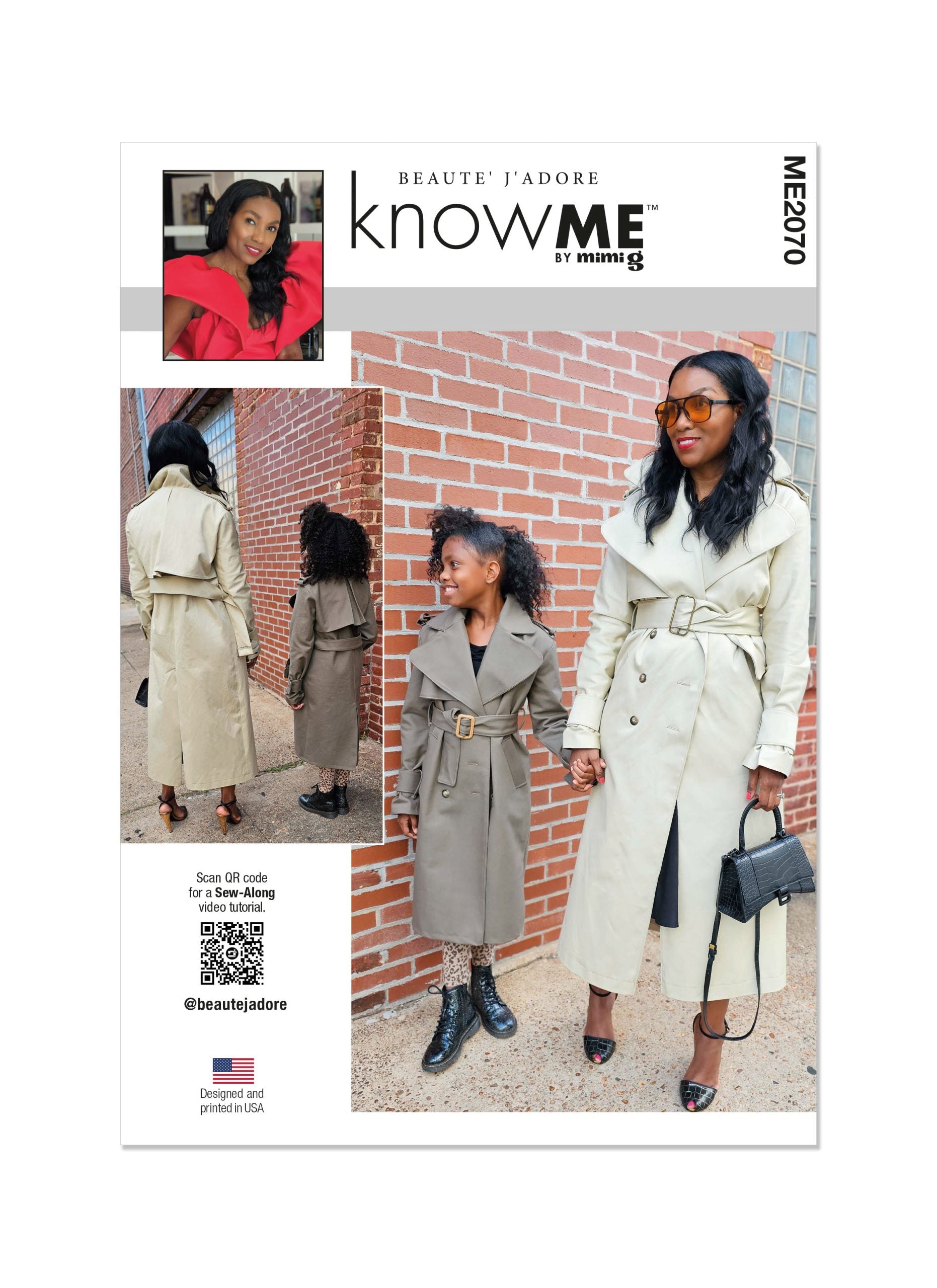 Know Me Child/Woman Trench Coat ME2070 – The Fold Line