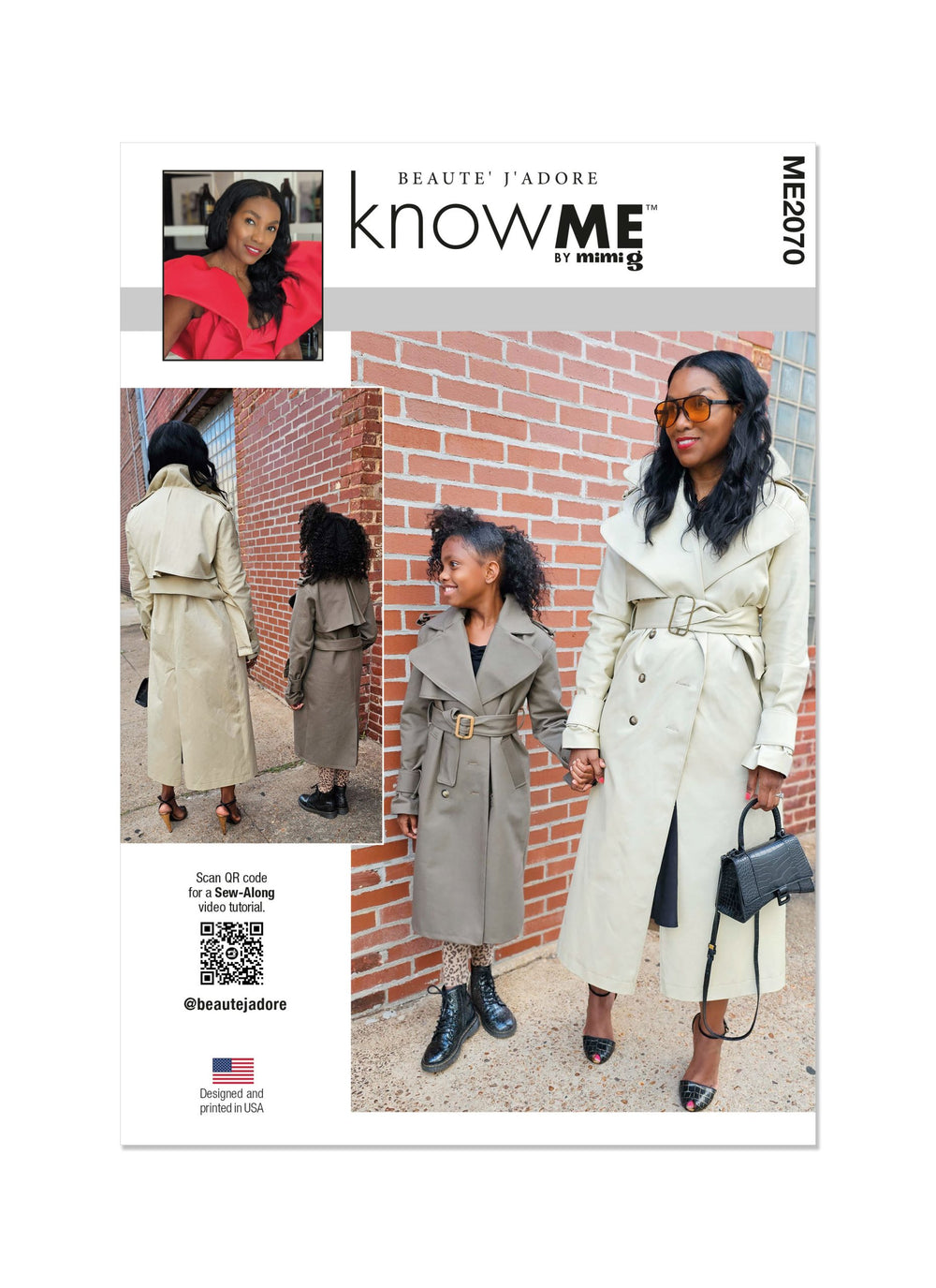Know Me Child/Woman Trench Coat ME2070