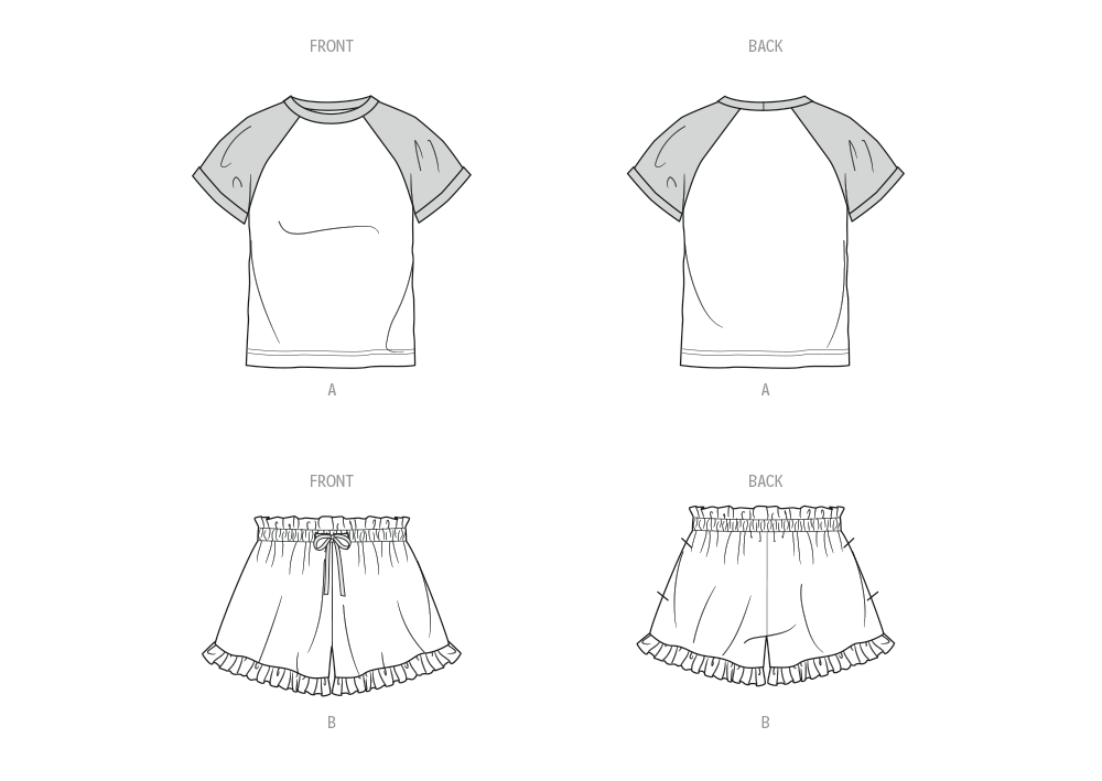 Know Me Child/Woman T-Shirt and Shorts ME2123