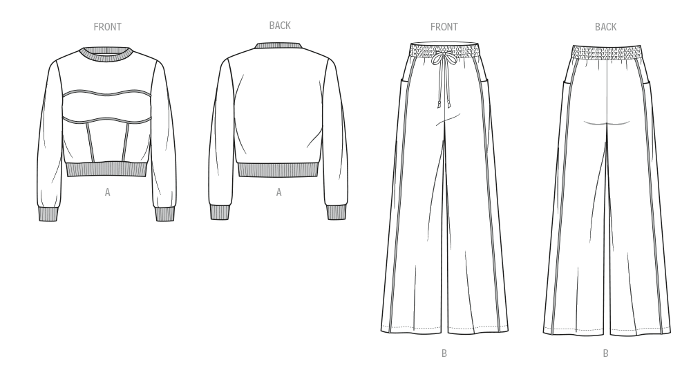 Know Me Misses' Sweatsuit Top and Trousers ME2138