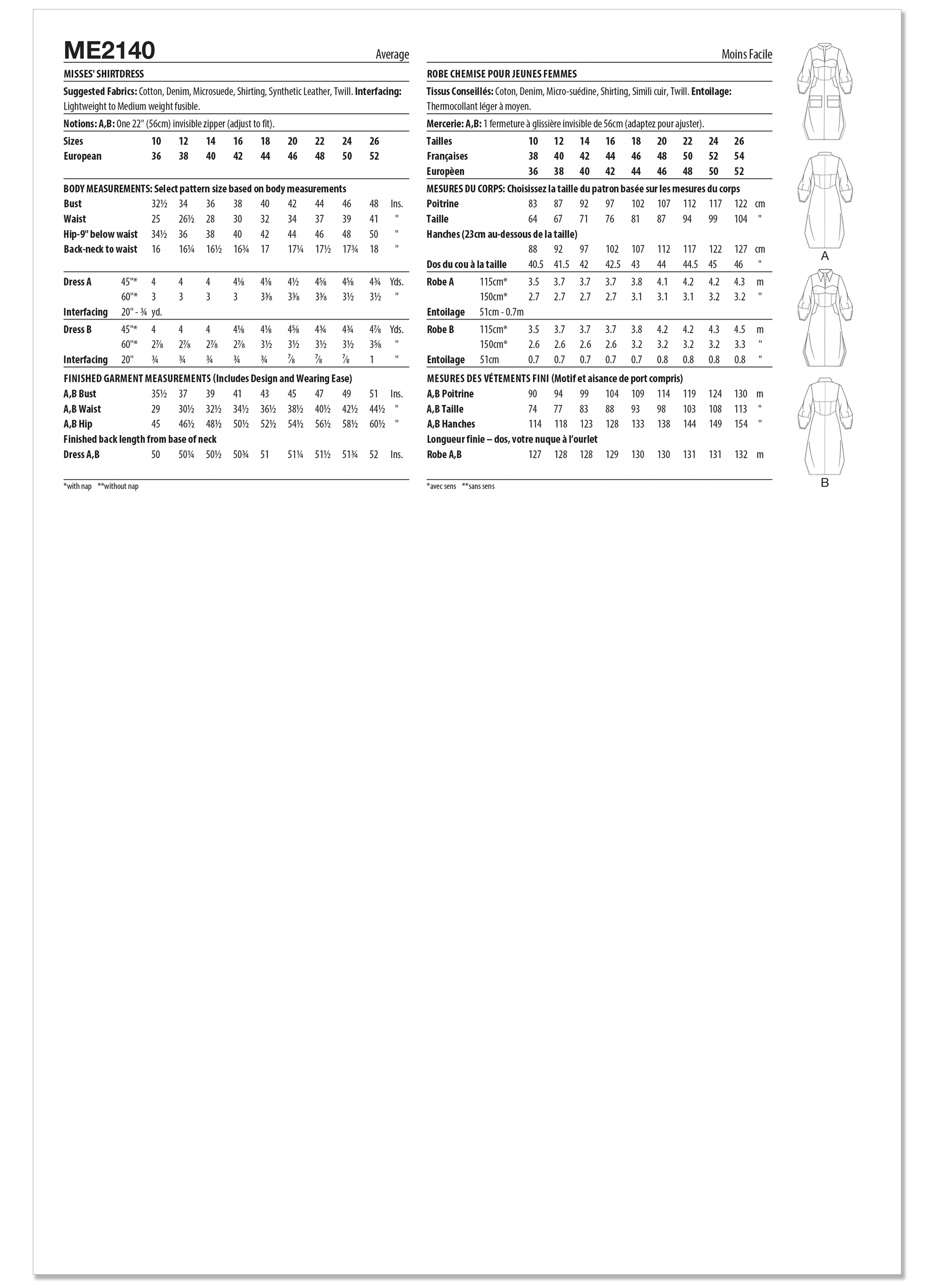 Know Me Misses' Shirtdress ME2140