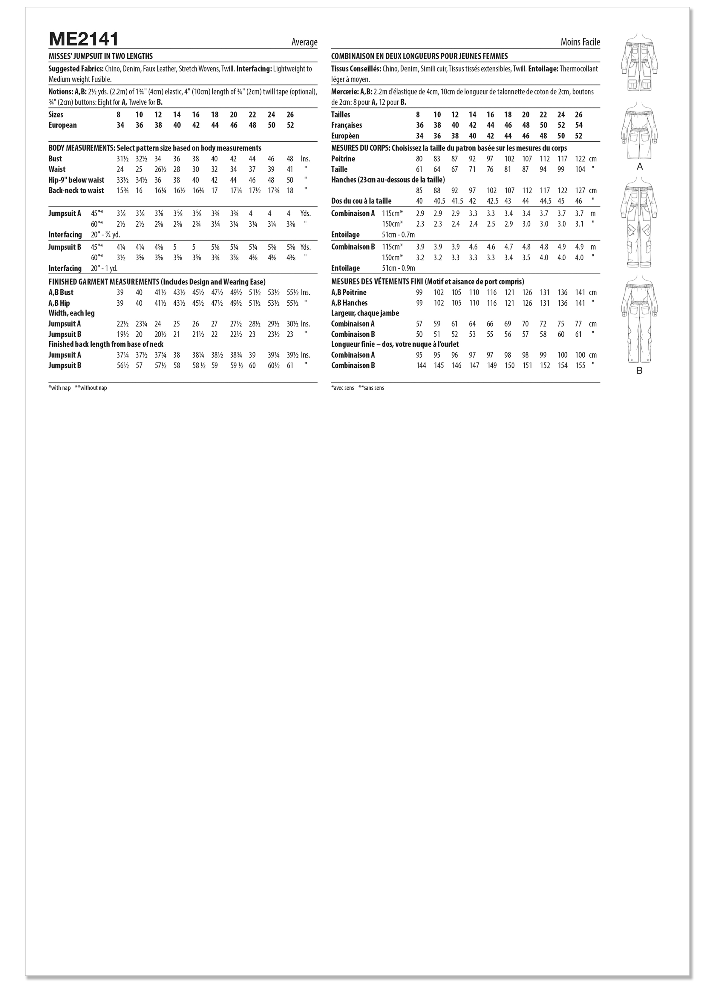 Know Me Misses' Jumpsuit ME2141