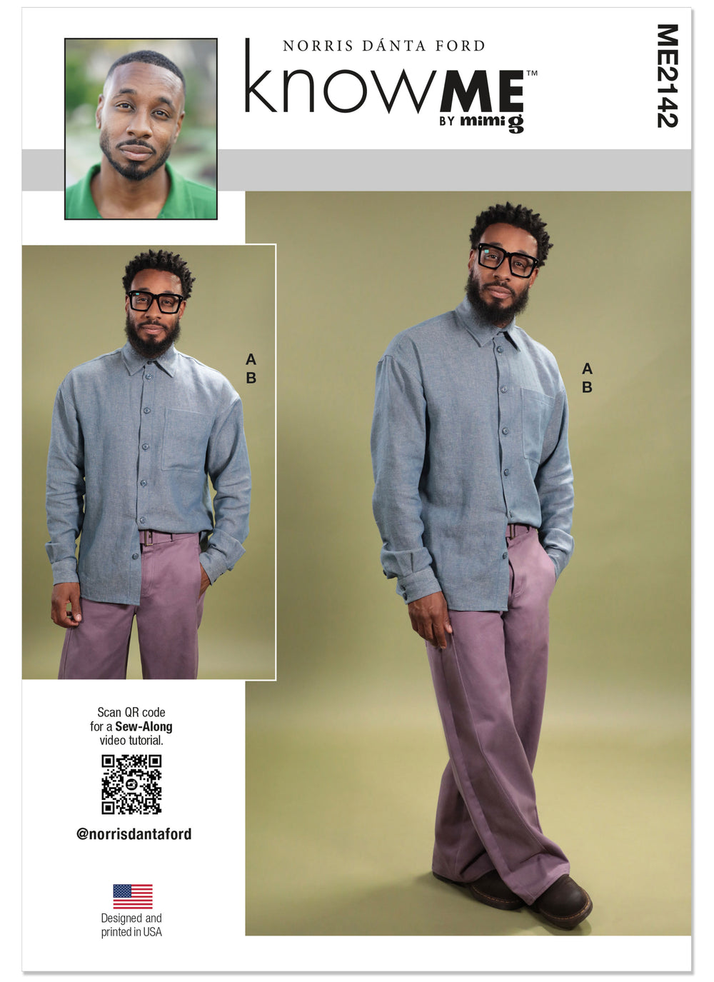 Know Me Men's Shirt and Jeans with Belt ME2142