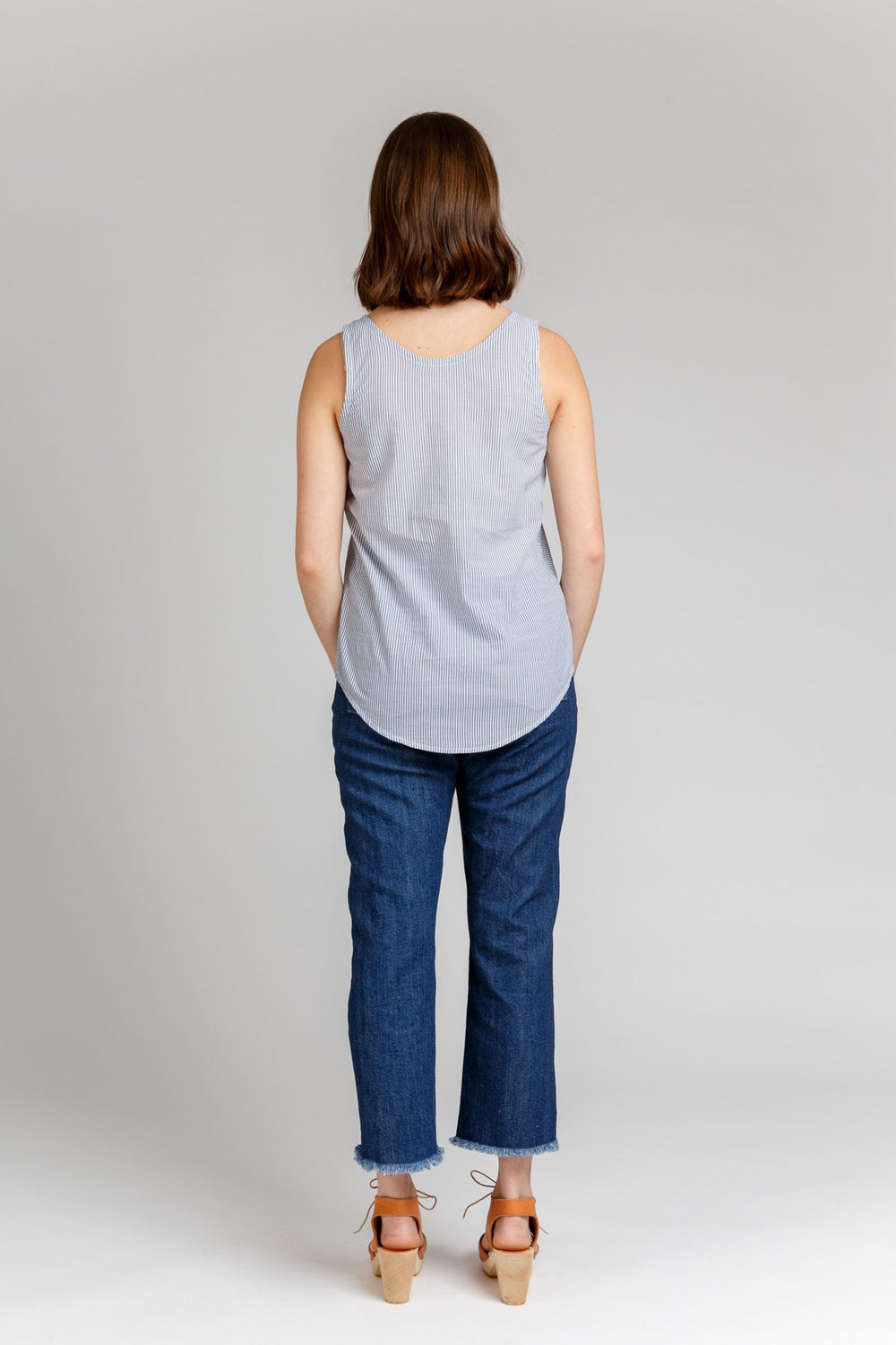 Megan Nielsen Eucalypt Tank Top and Dress – The Fold Line