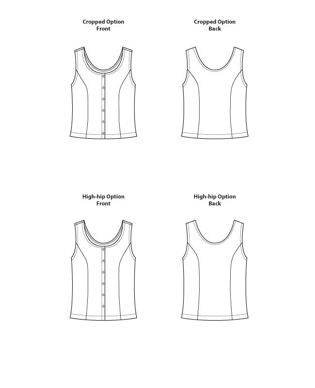 Itch to Stitch Madalena Vest Top