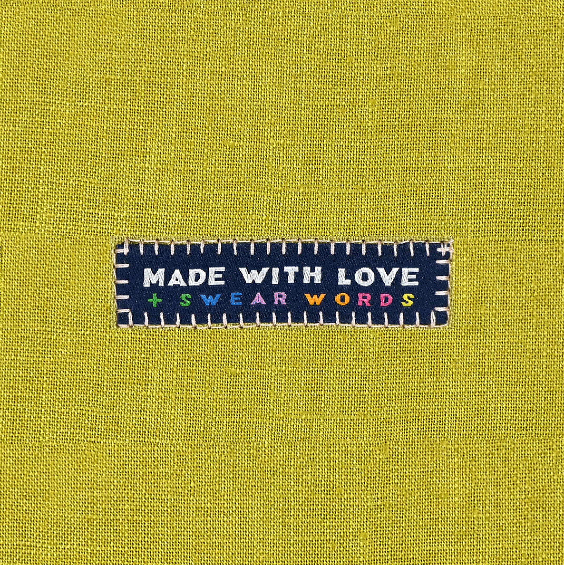 Kylie & The Machine 'Made With Love and Swear Words' Woven Labels