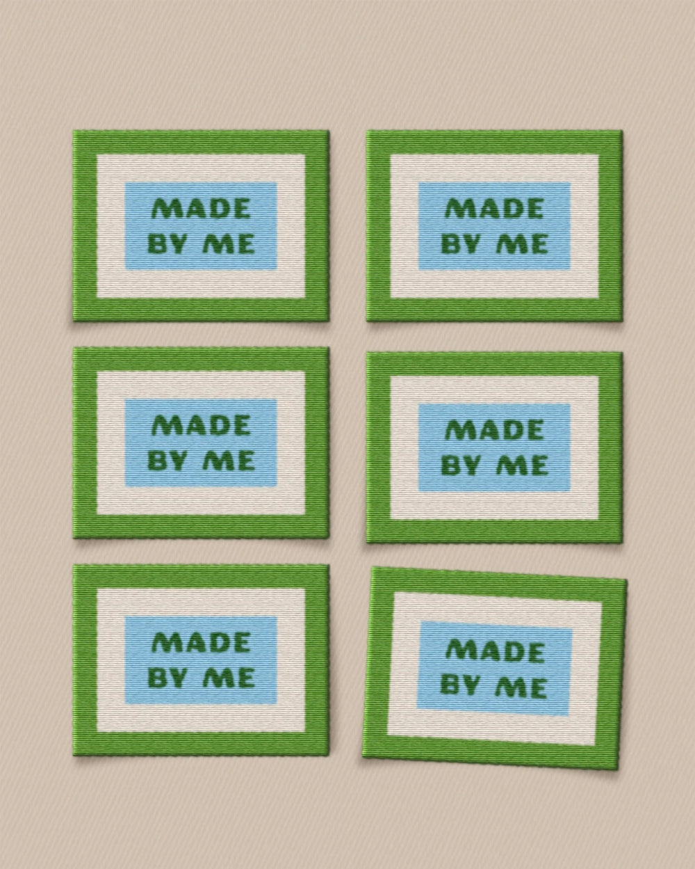 Matchy Matchy 'Made by Me Large' Labels