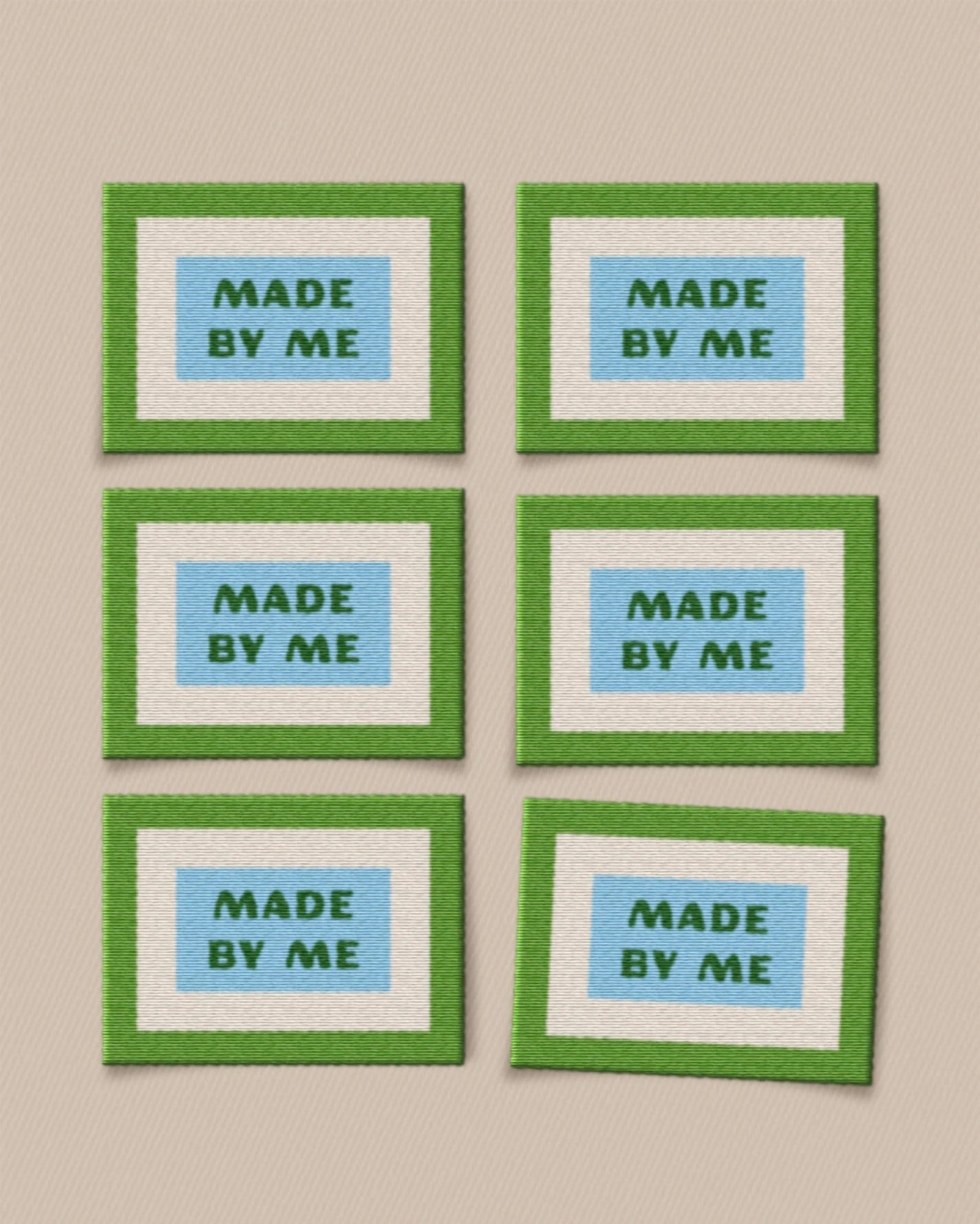 Matchy Matchy 'Made by Me Large' Labels