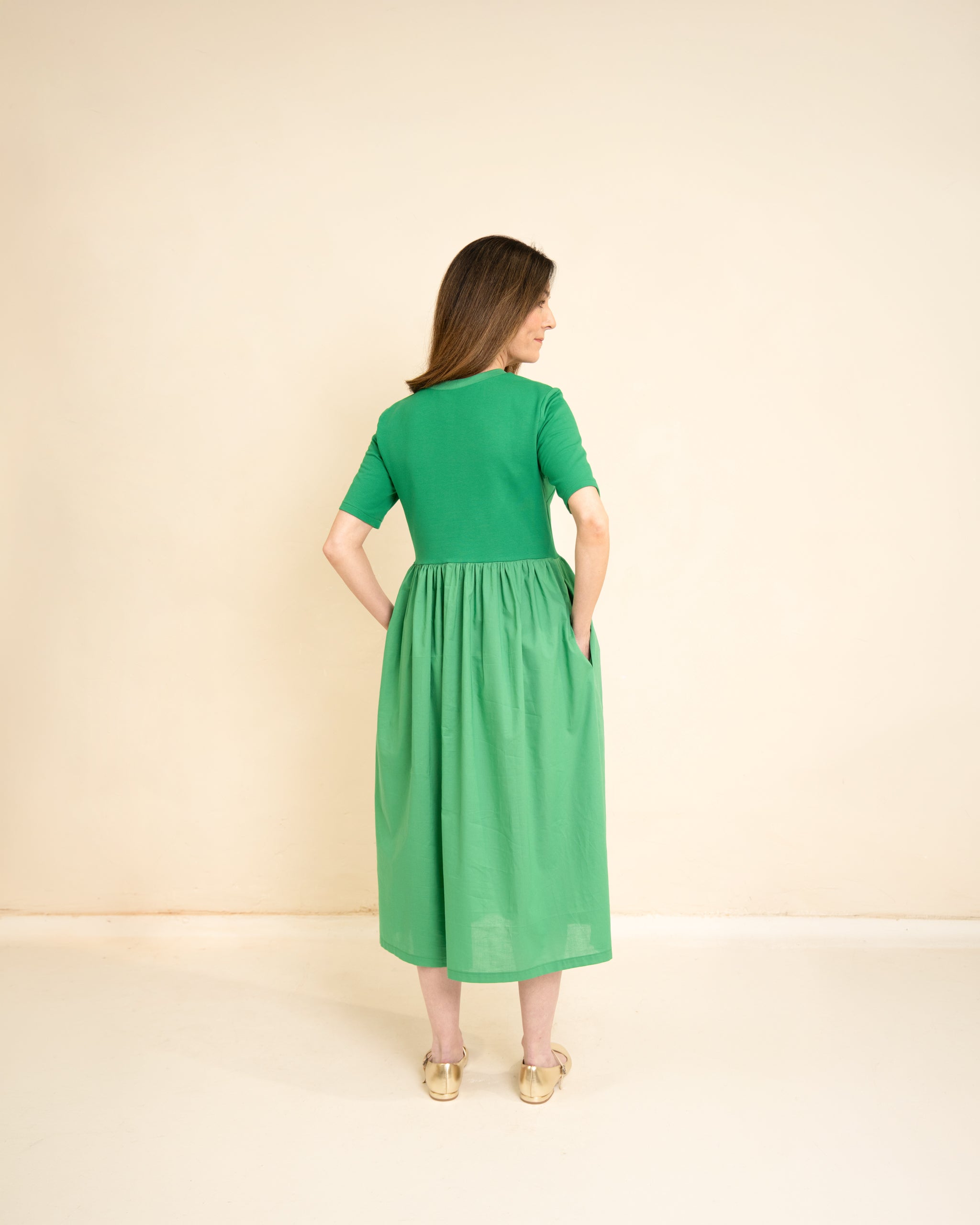 Little Rosy Cheeks Maize Dress