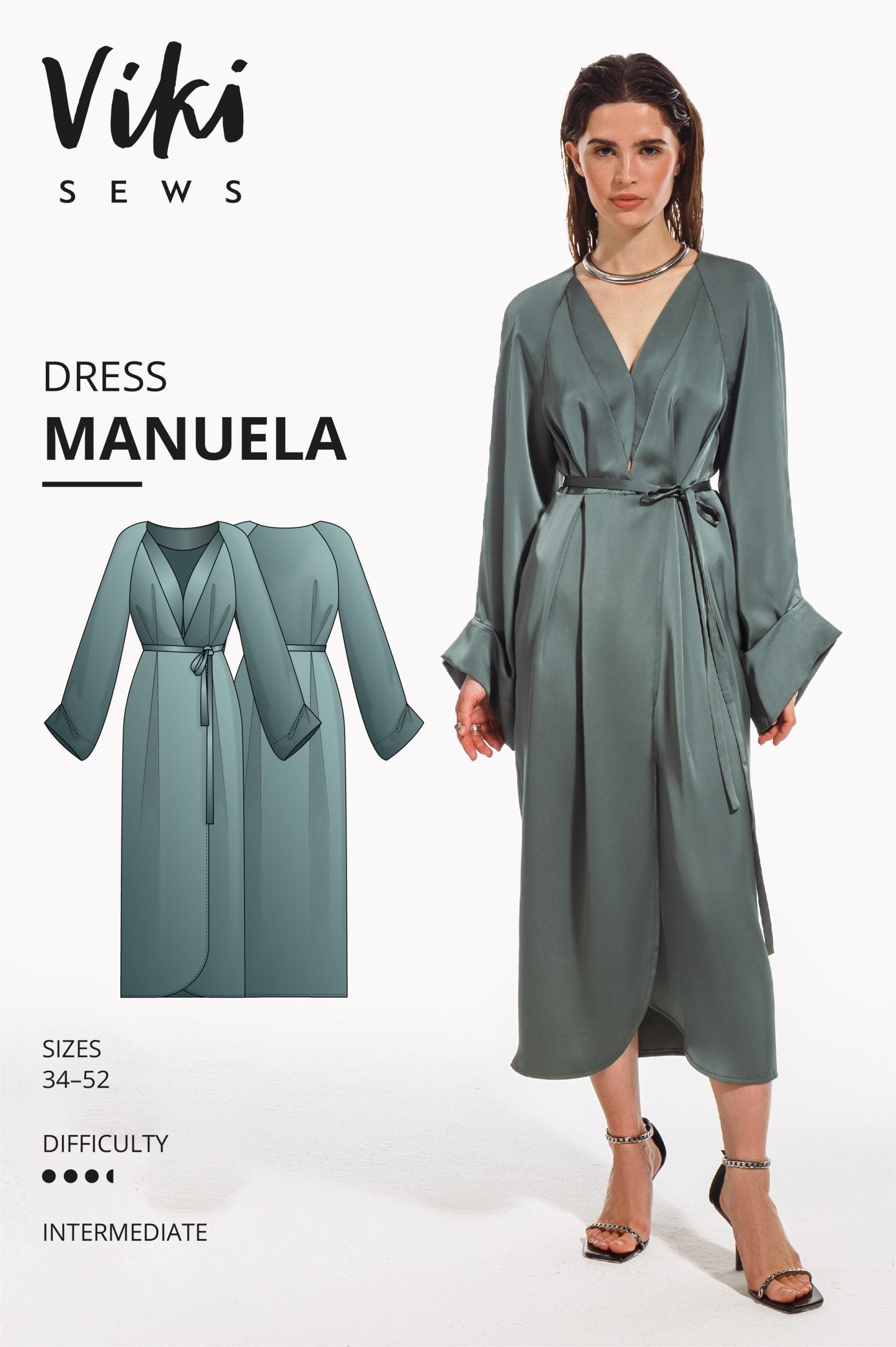 Vikisews Manuela Dress PDF – The Fold Line