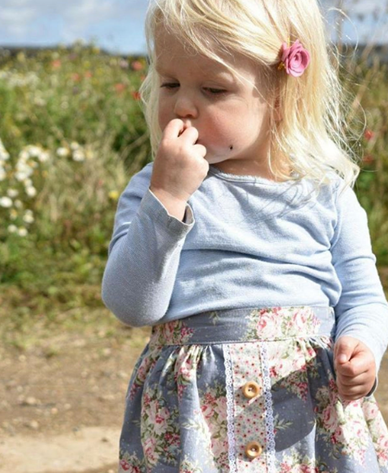 Below the Kōwhai Baby/Child Mānuka Skirt