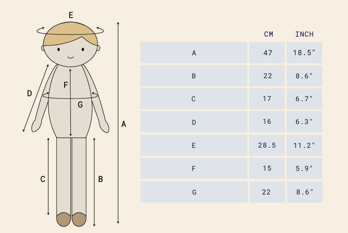 Me & Kiddo Patterns March Doll PDF