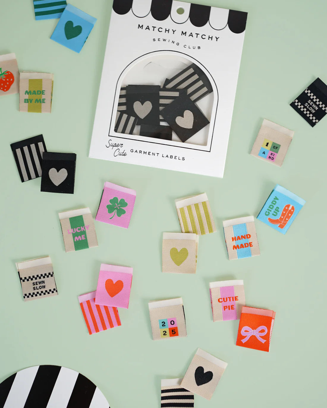 Matchy Matchy 'Hand Made Cowboy Boot Square' Labels