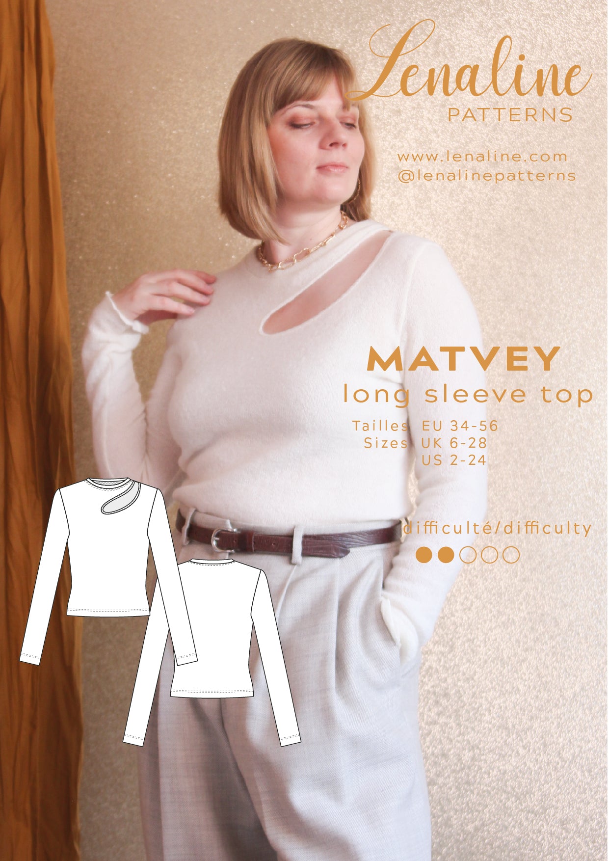 Lenaline Patterns Matvey Top