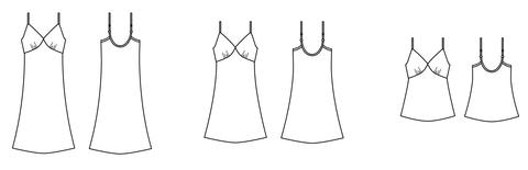 Papercut Patterns Maya Cami and Dress