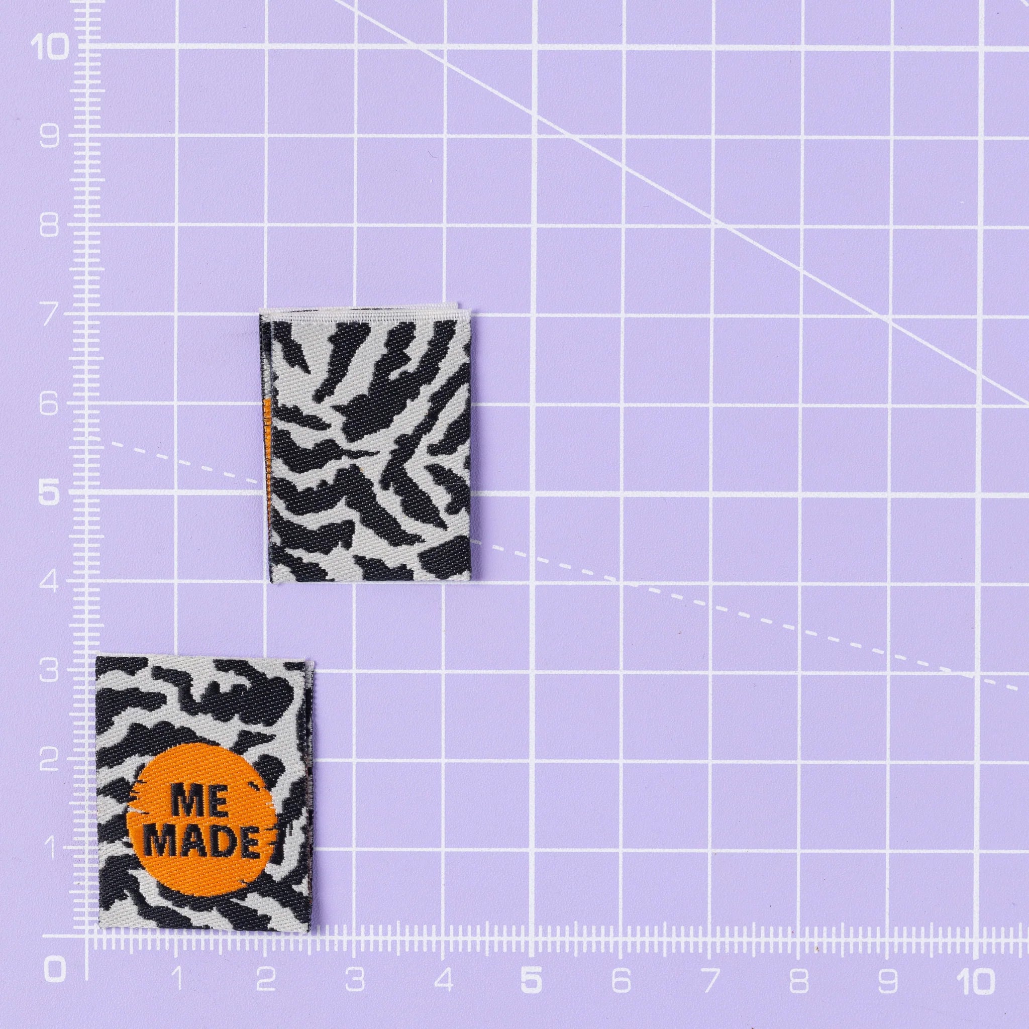 Little Rosy Cheeks 'Me Made Zebra' Labels