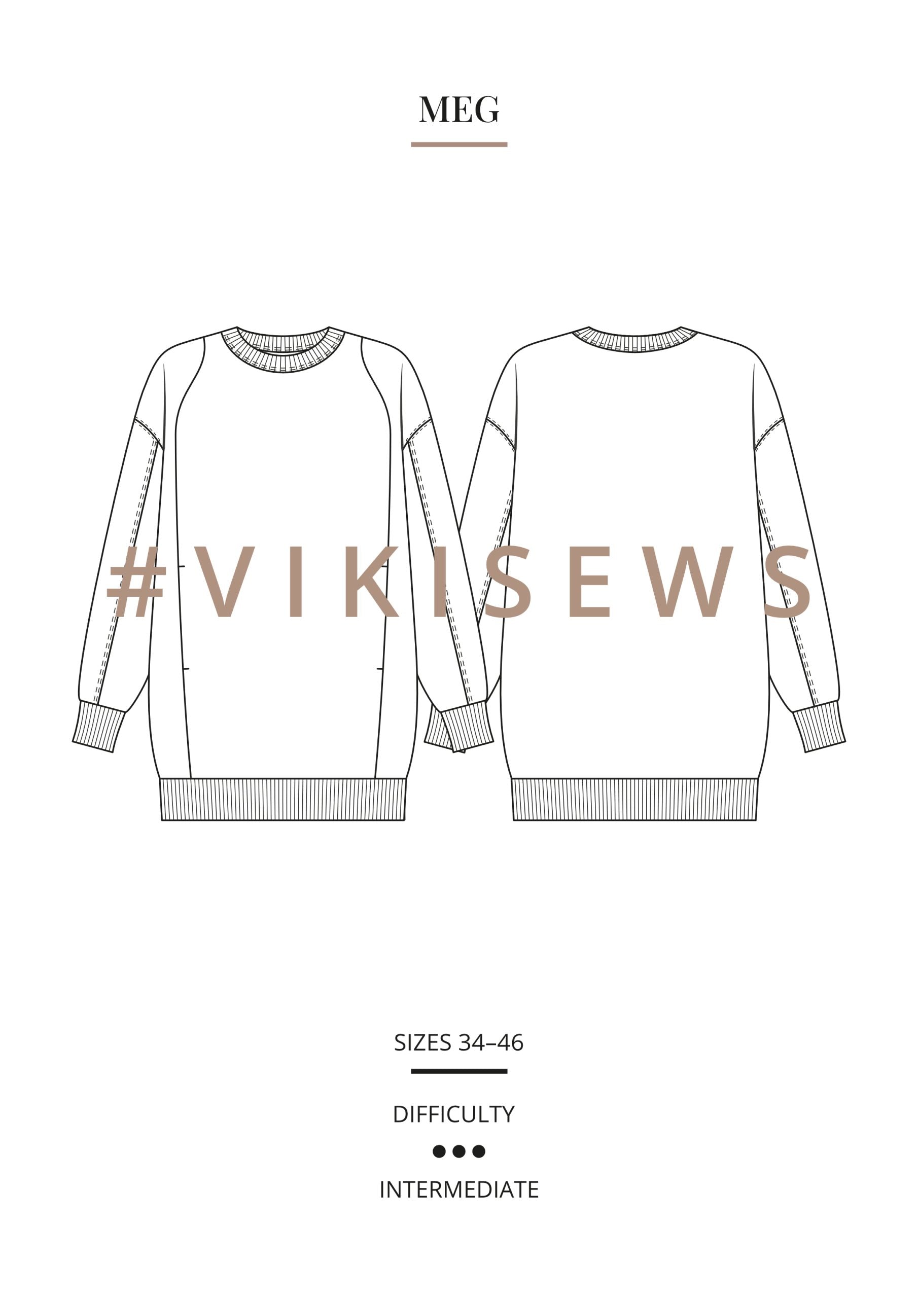 Vikisews Meg Sweatshirt PDF