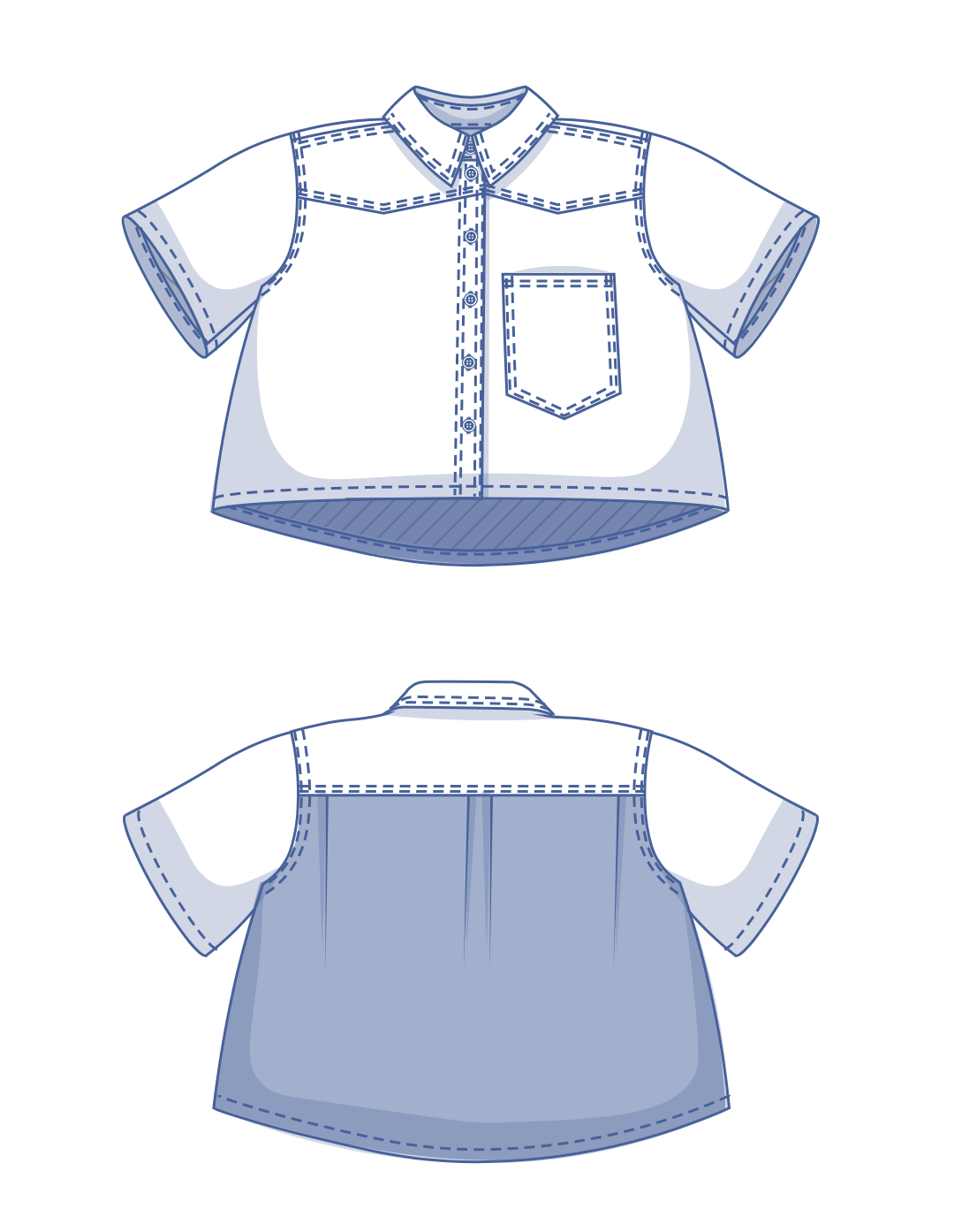 Fibre Mood Melody, Mimi and Melanie Shirts