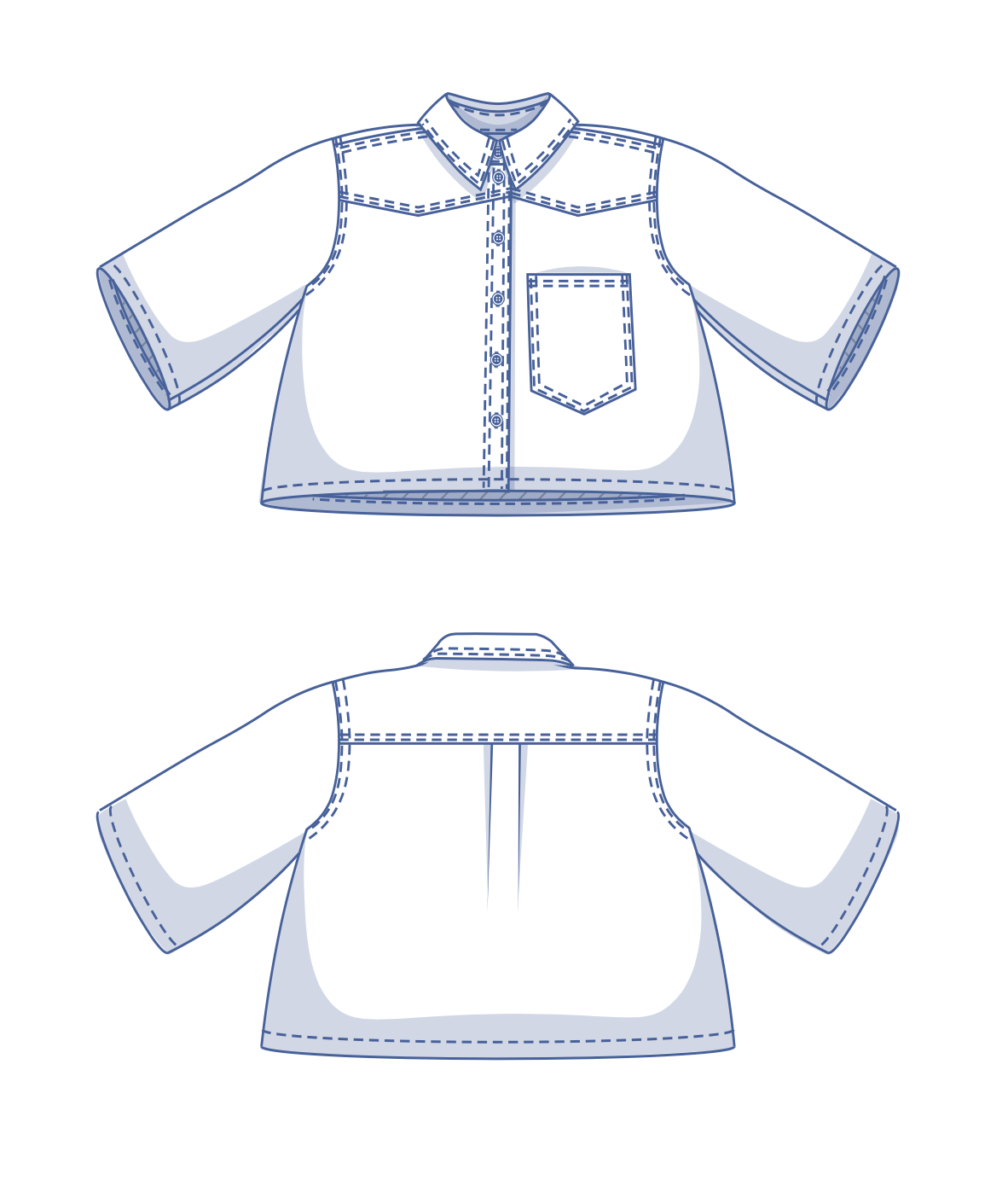 Fibre Mood Melody, Mimi and Melanie Shirts