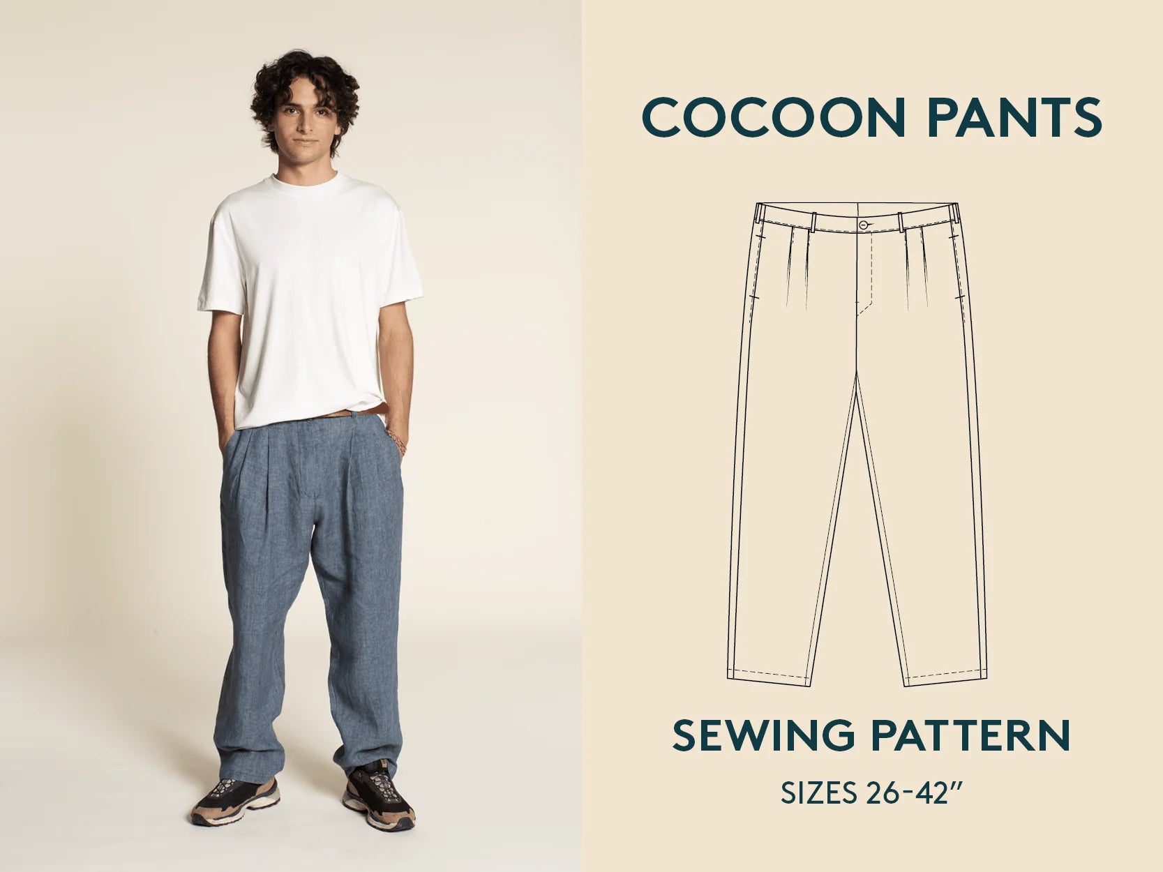 Wardrobe by Me Men's Cocoon Pants