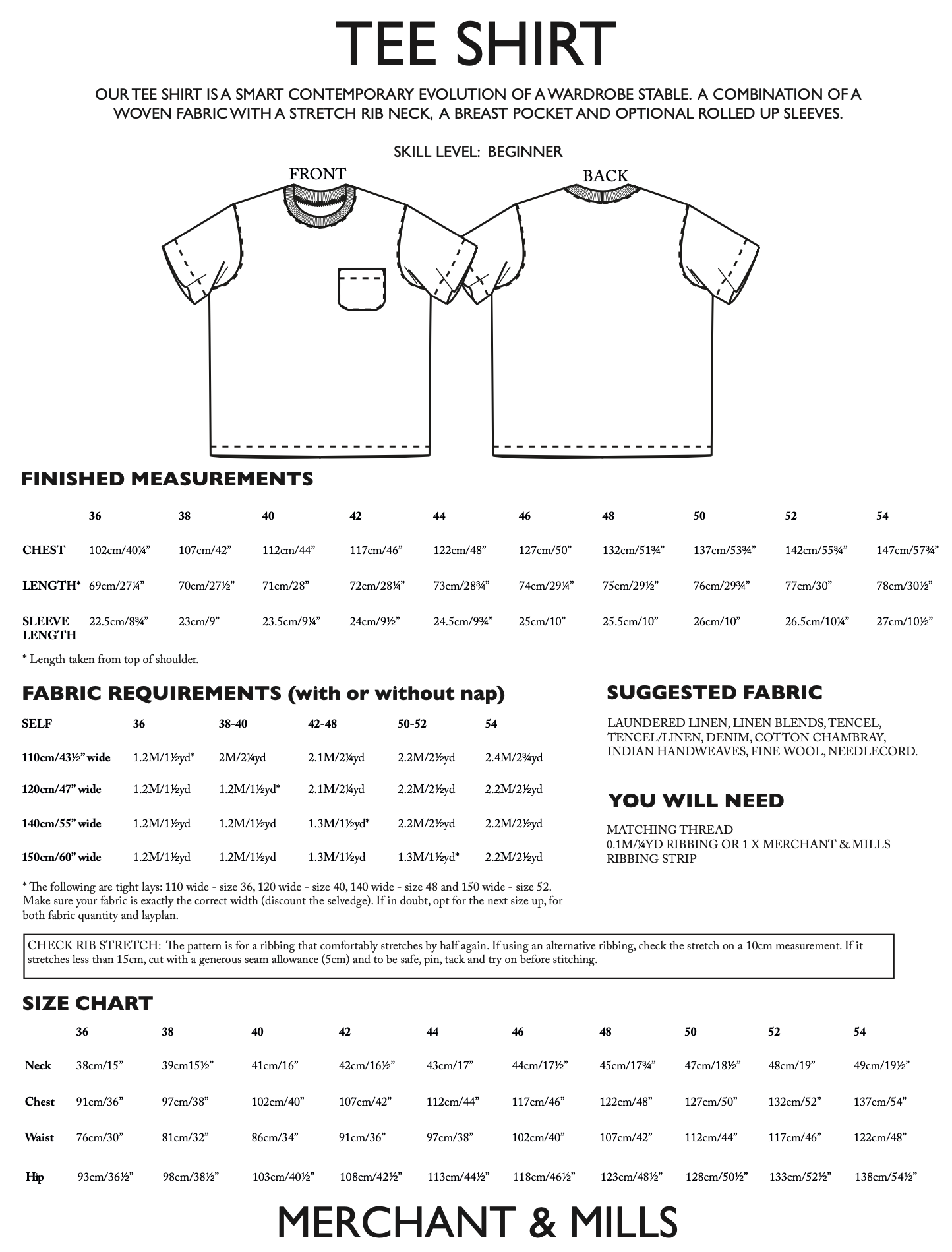 Merchant & Mills Men's Tee Shirt