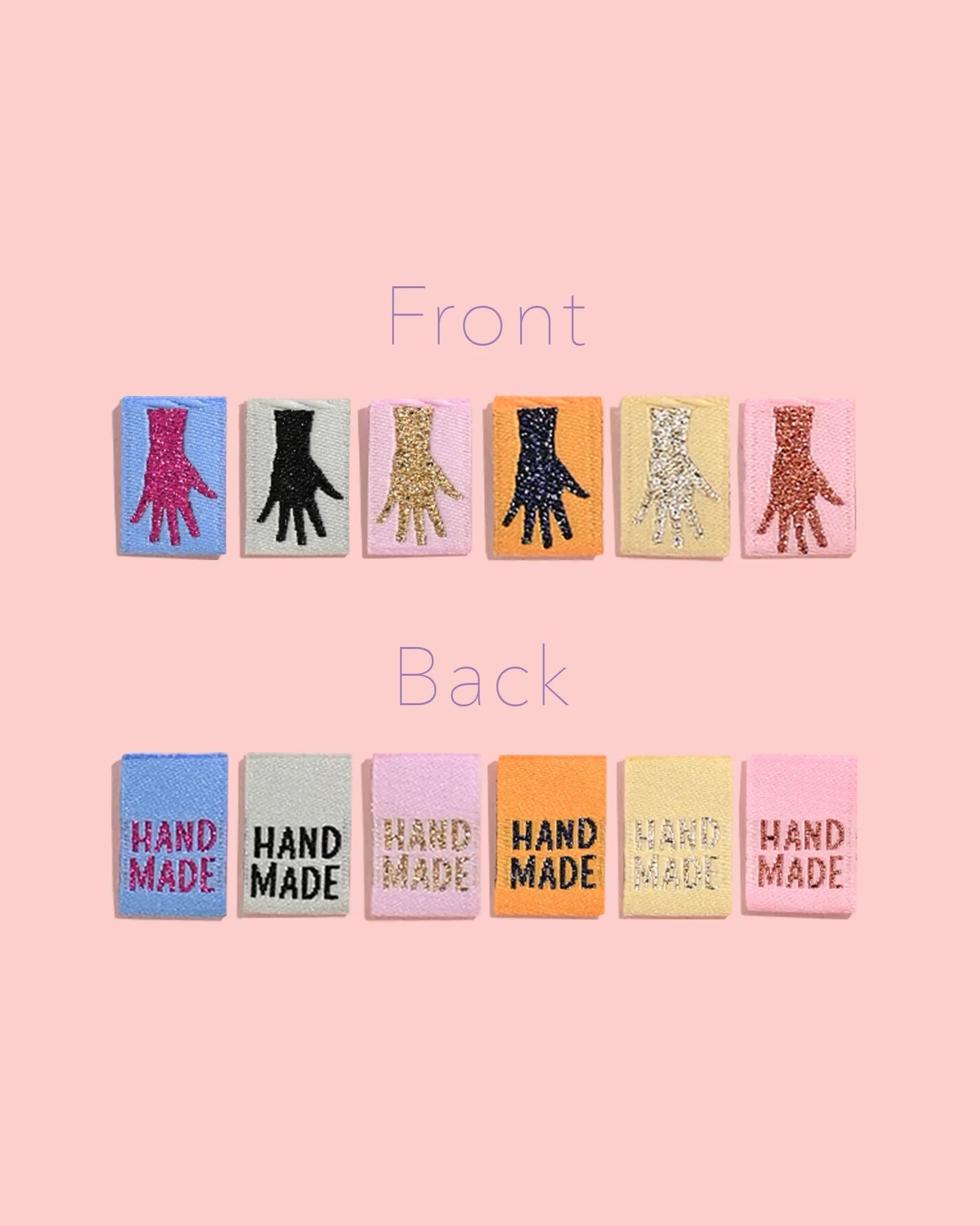 Kylie & The Machine 'Metallic Mini Hands' Labels