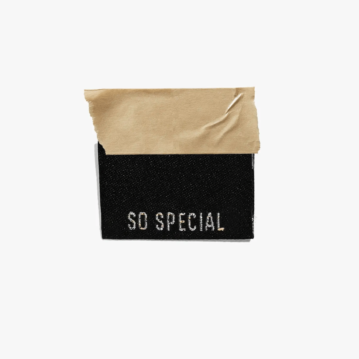 Kylie & The Machine 'Metallic Side Seams (Black)' Labels