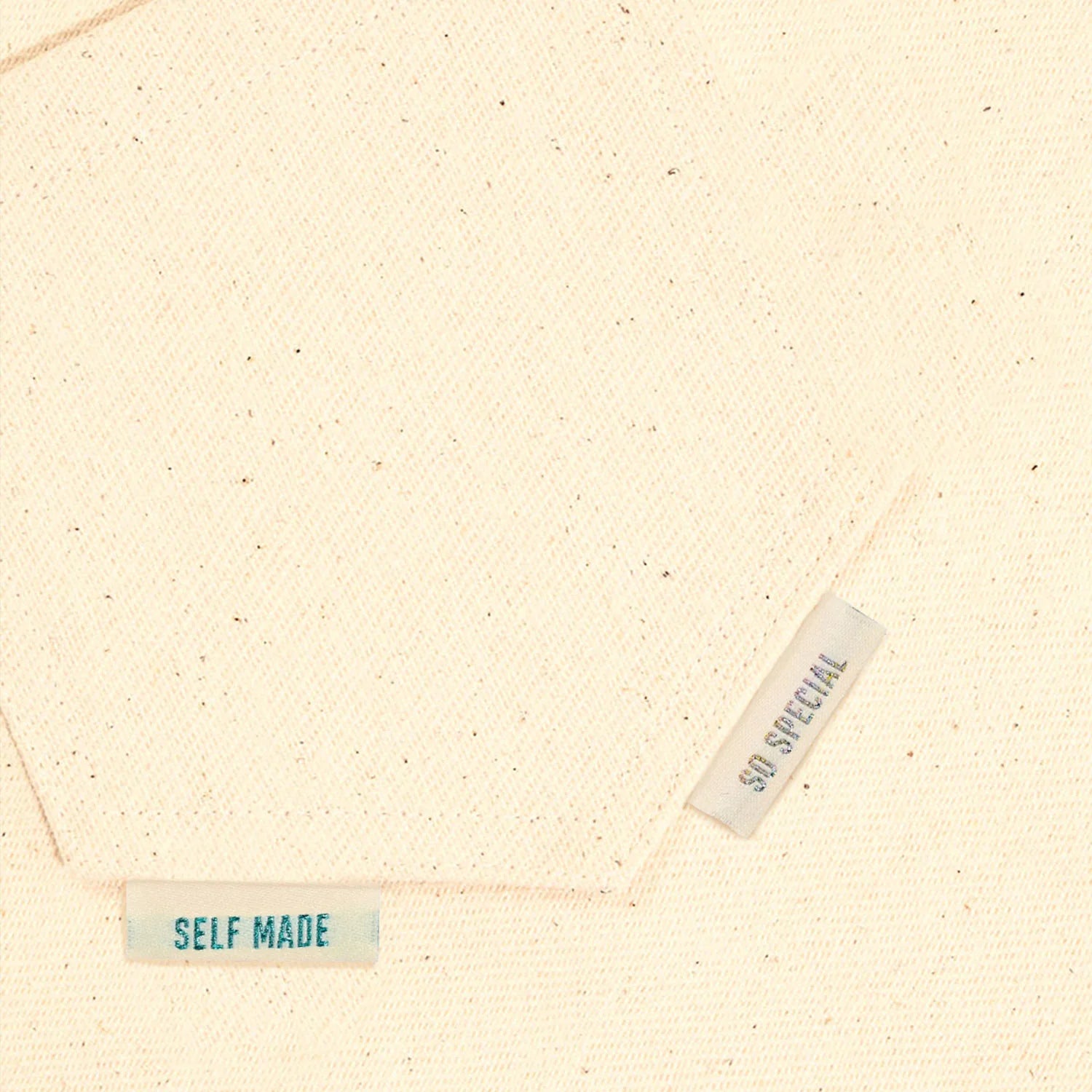 Kylie & The Machine 'Metallic Side Seams (Cream)' Labels